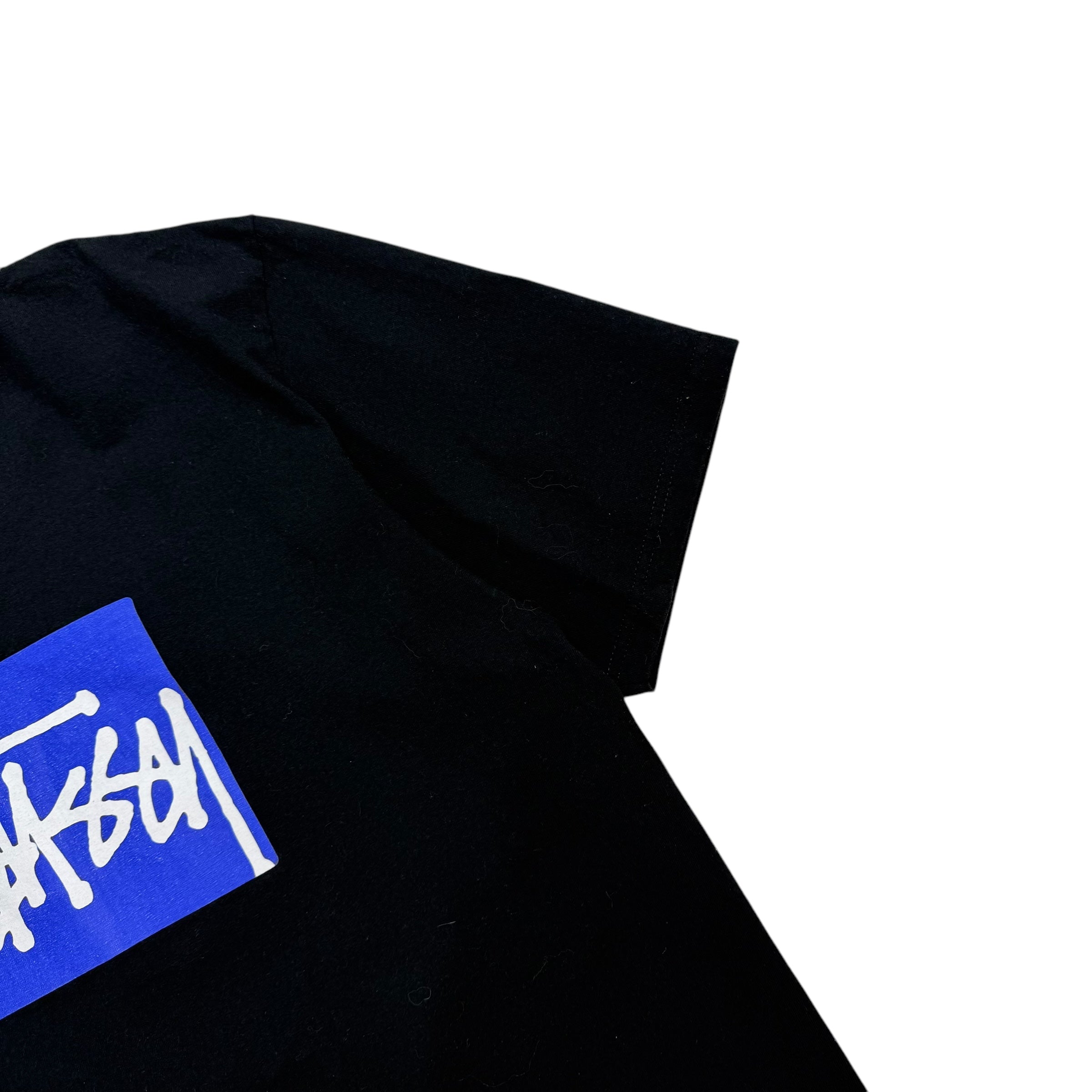 Stussy Stock Box Tee Black/Blue