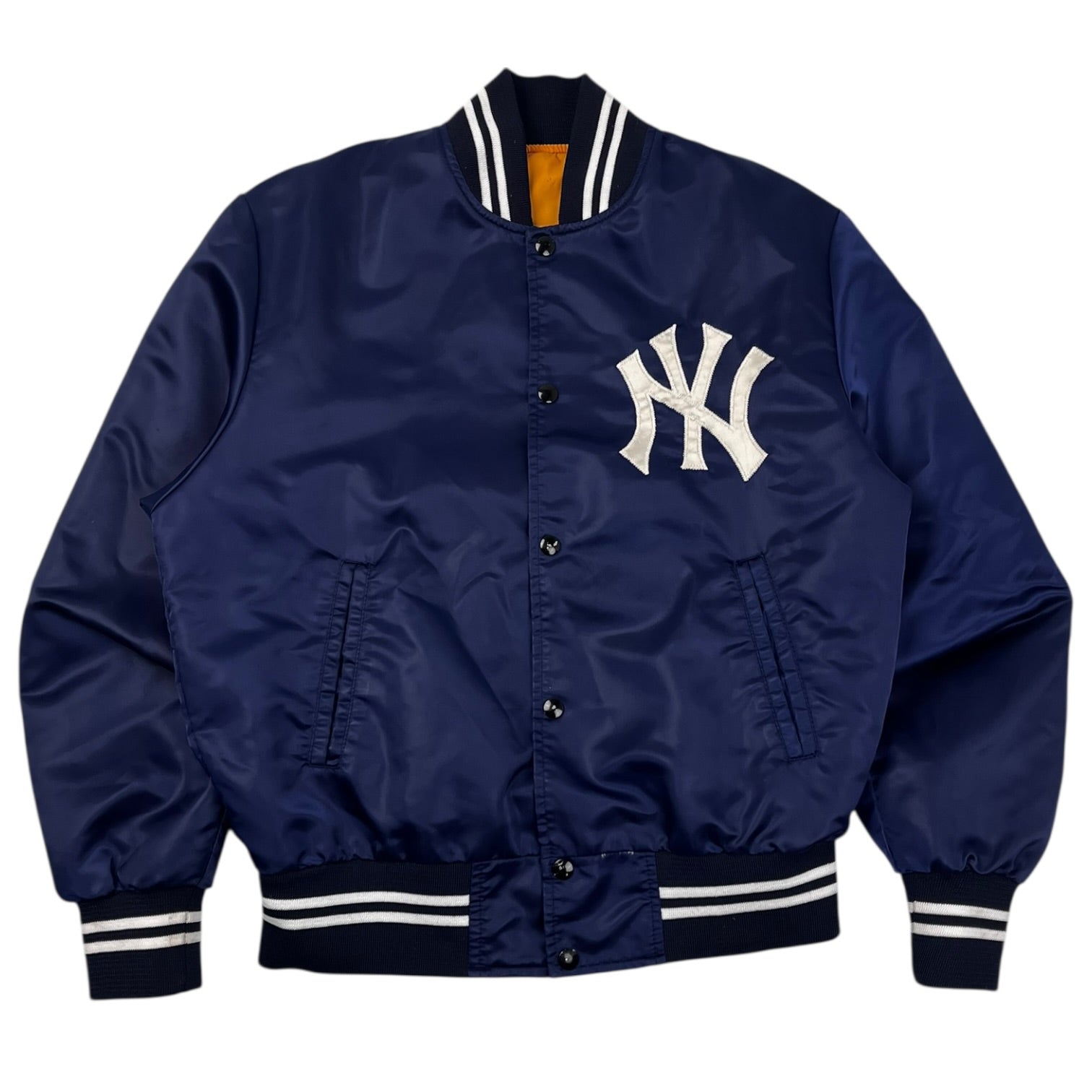 Vintage New York Yankees Satin Bomber Jacket
