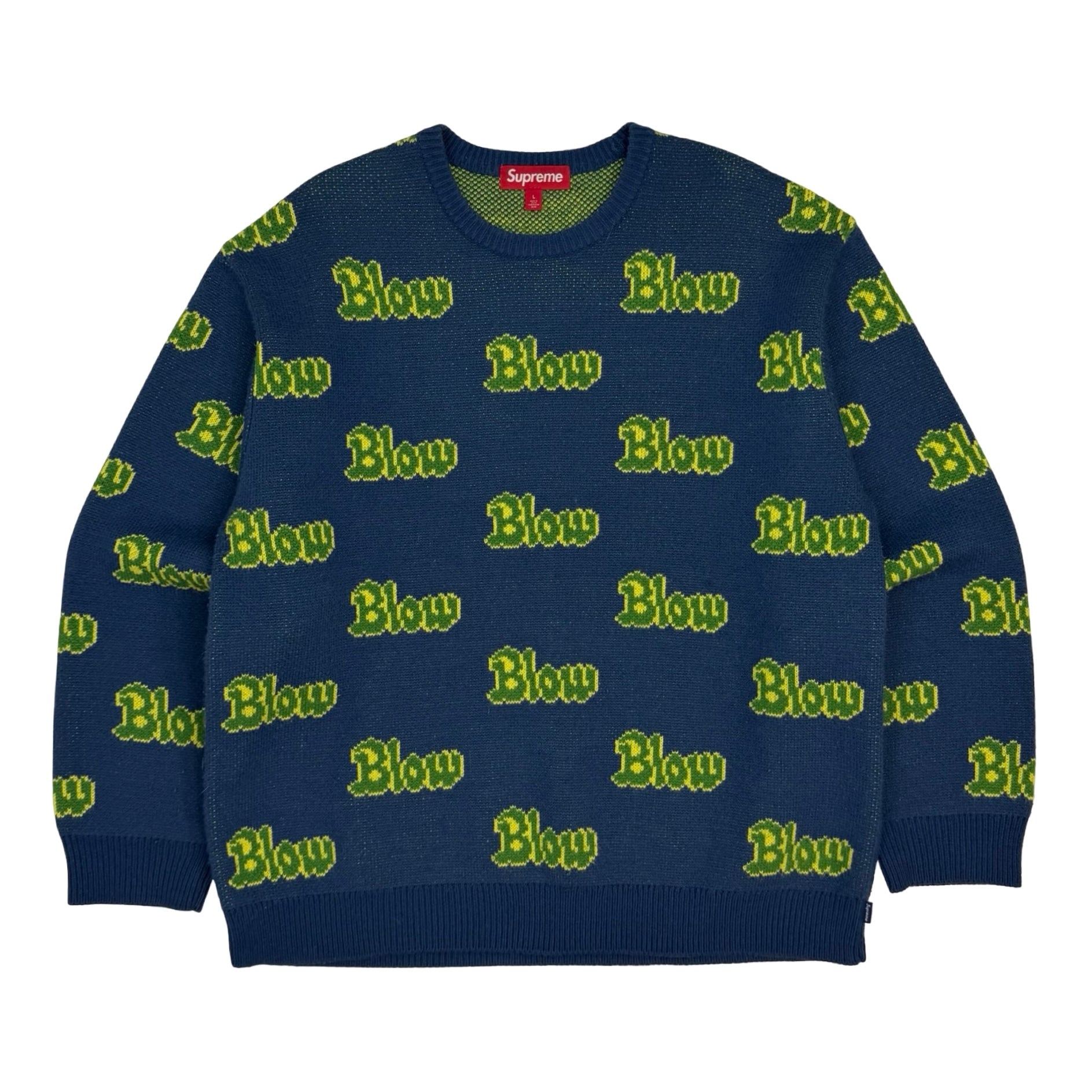 Supreme Blow Knit Sweater Navy
