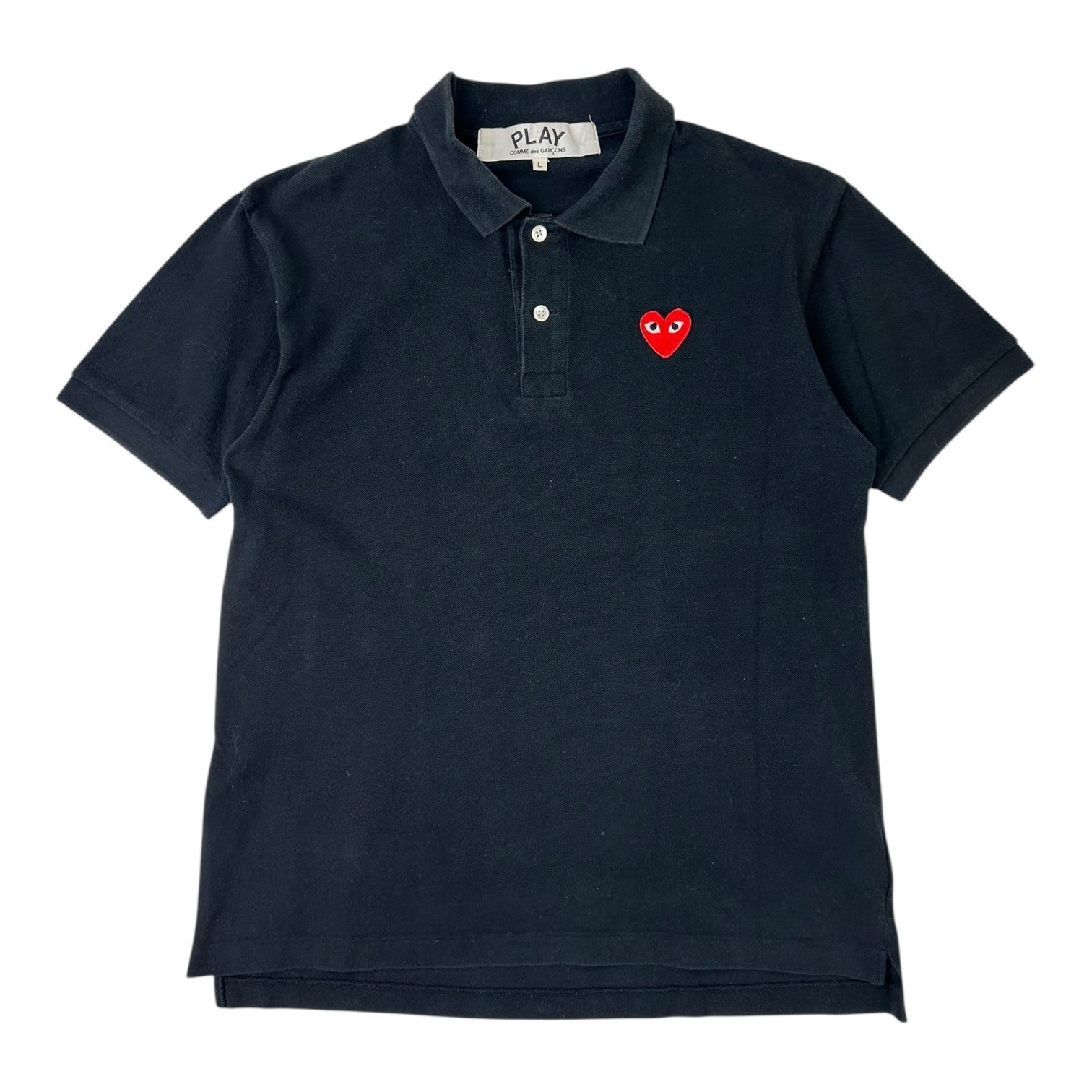 Comme Des Garçons Play Polo Black