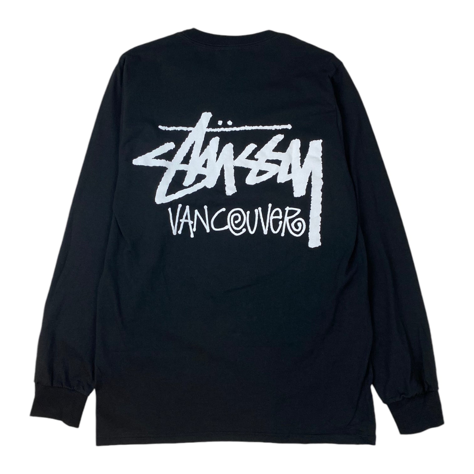 Stüssy Vancouver Chapter Long Sleeve T-Shirt Black