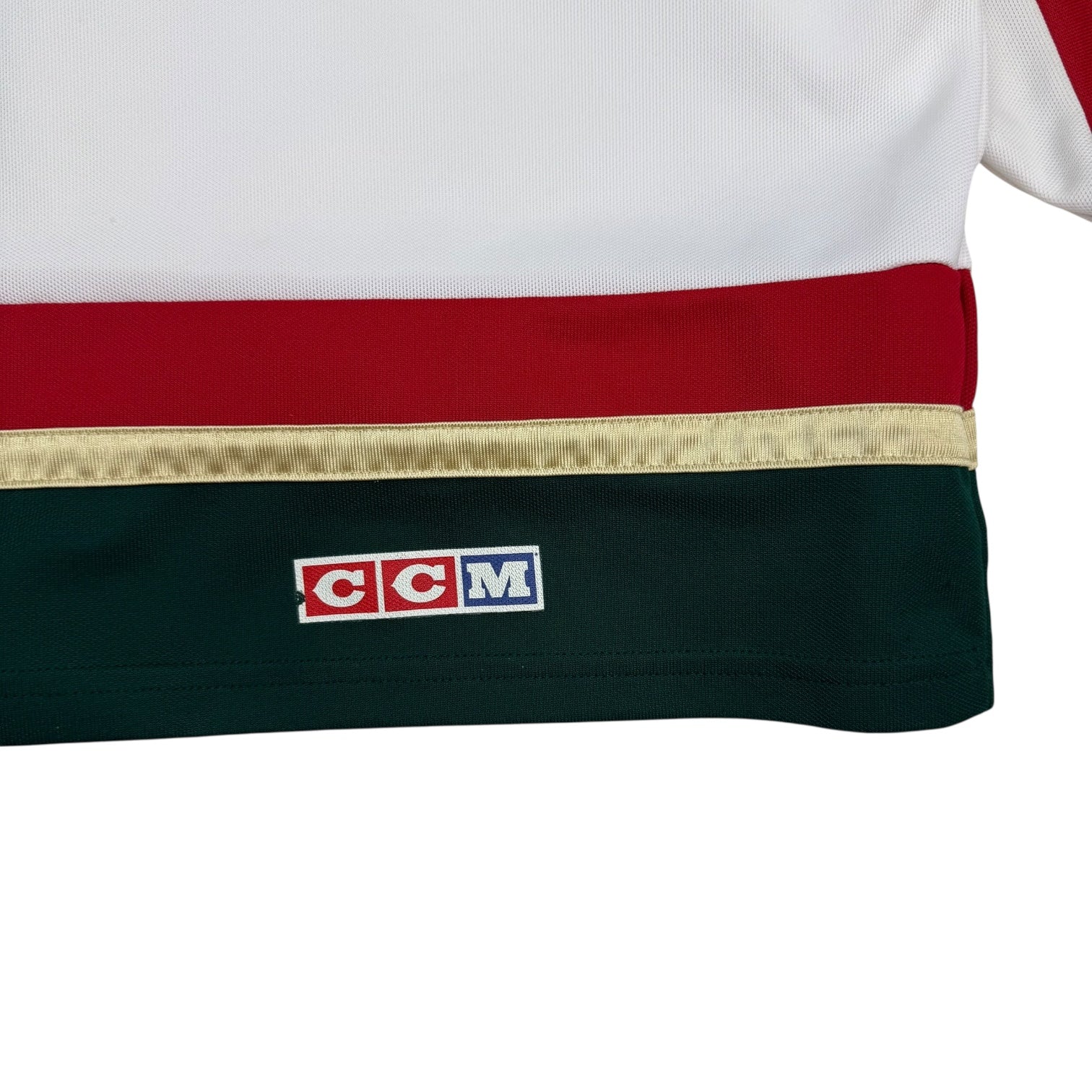 Vintage CCM Minnesota Wild Away Jersey White/Green
