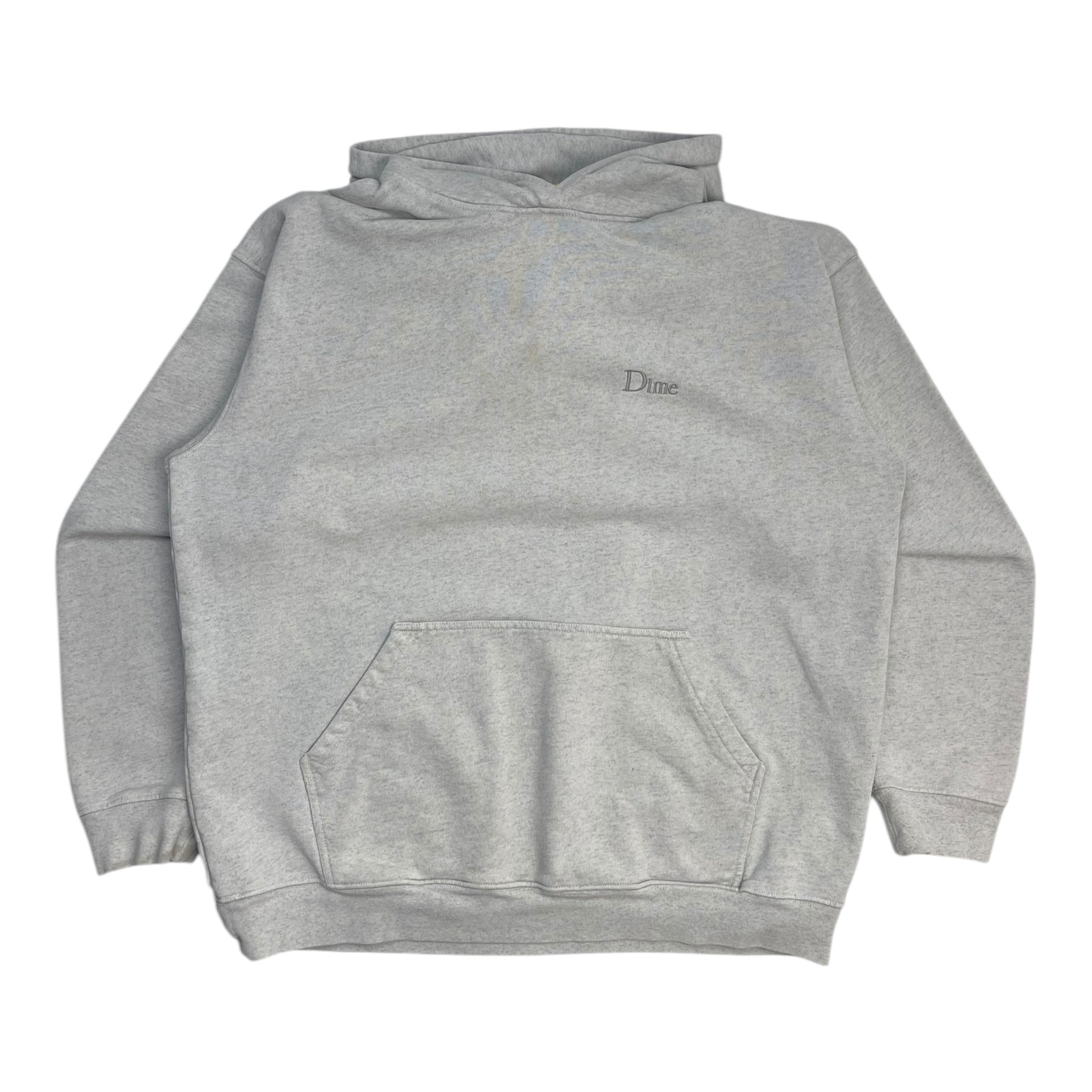 Dime Classic Logo Hoodie Gray