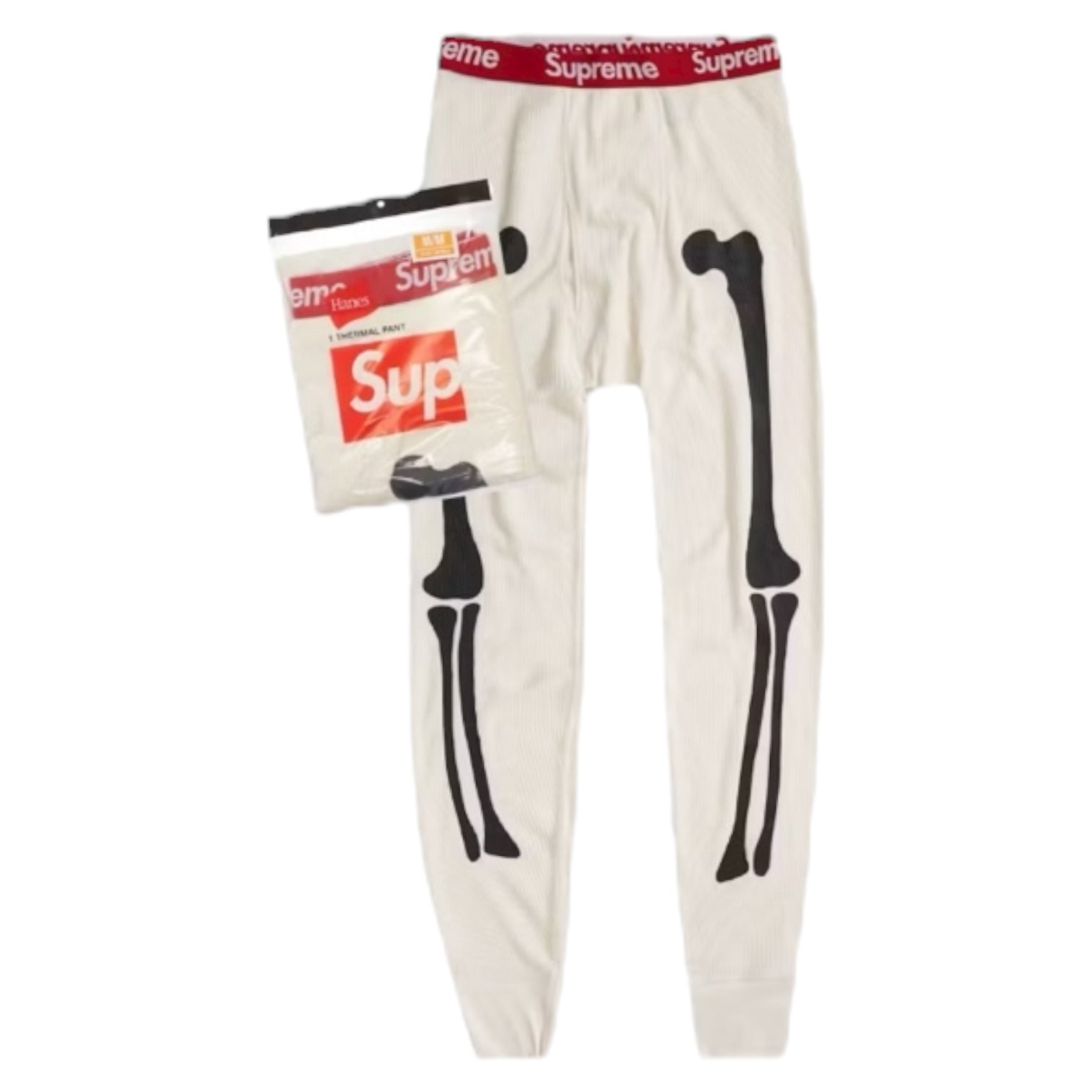 Supreme Hanes Bones Thermal Pant 1 Pack Natural
