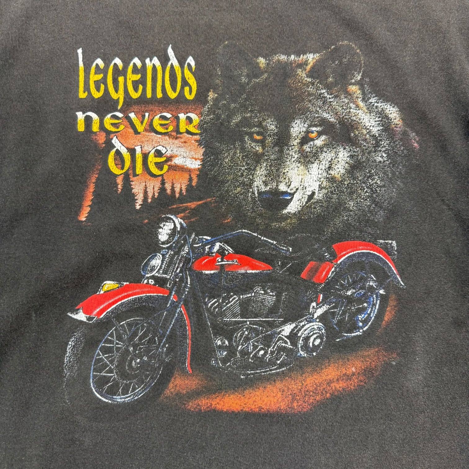 Choppers Of Outerbanks ‘Legends Never Die’ L/S Tee Black
