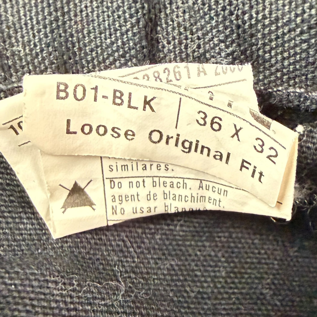 Vintage Carhartt Double Knee Pants Black