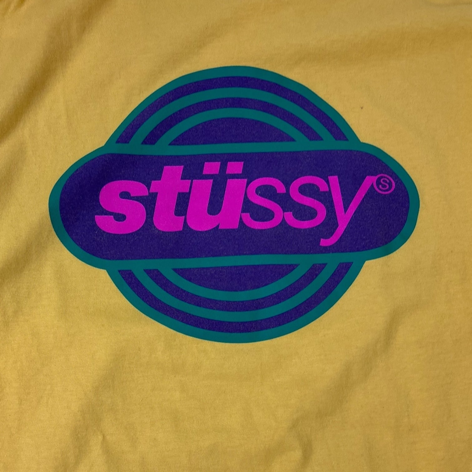 Stussy Circuit T-Shirt Yellow