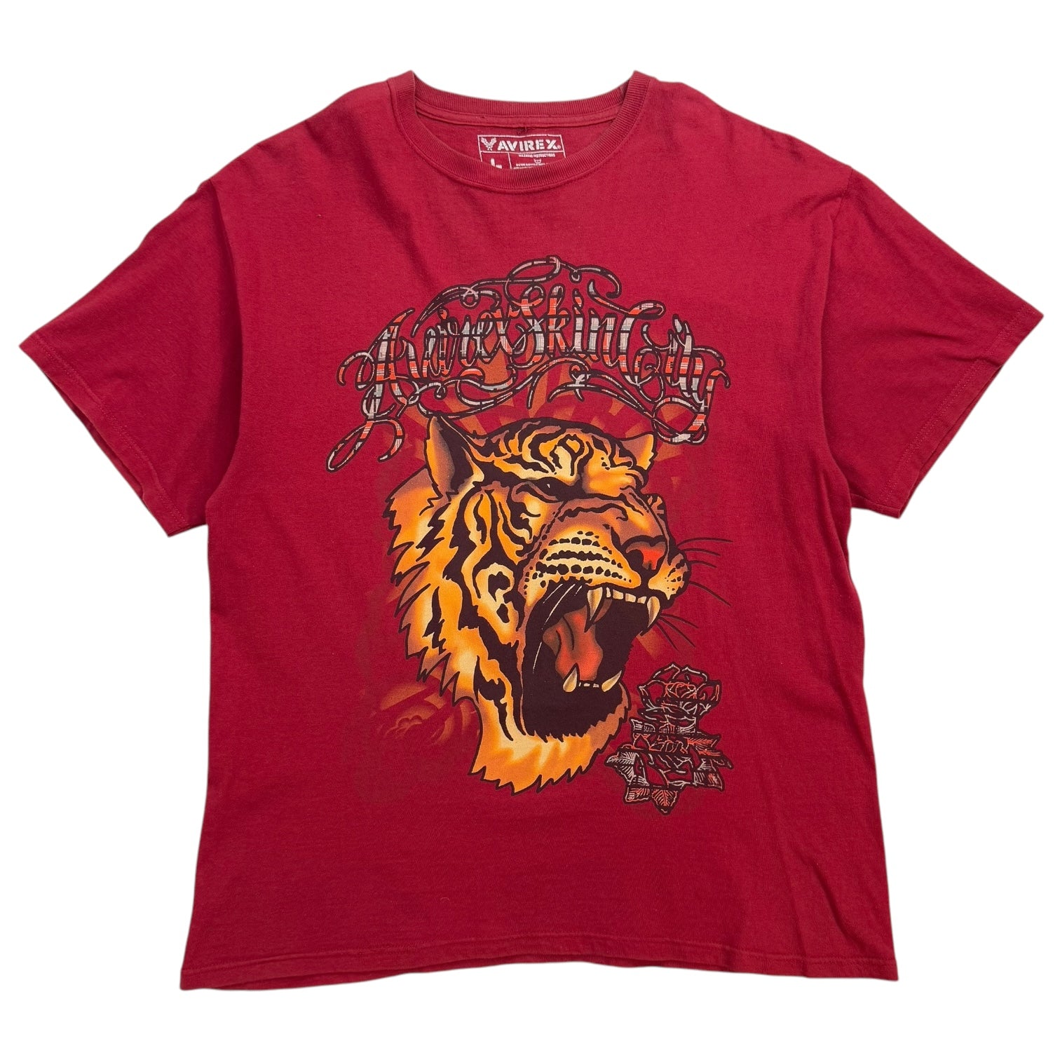 Vintage Avirex Tiger Tee Red