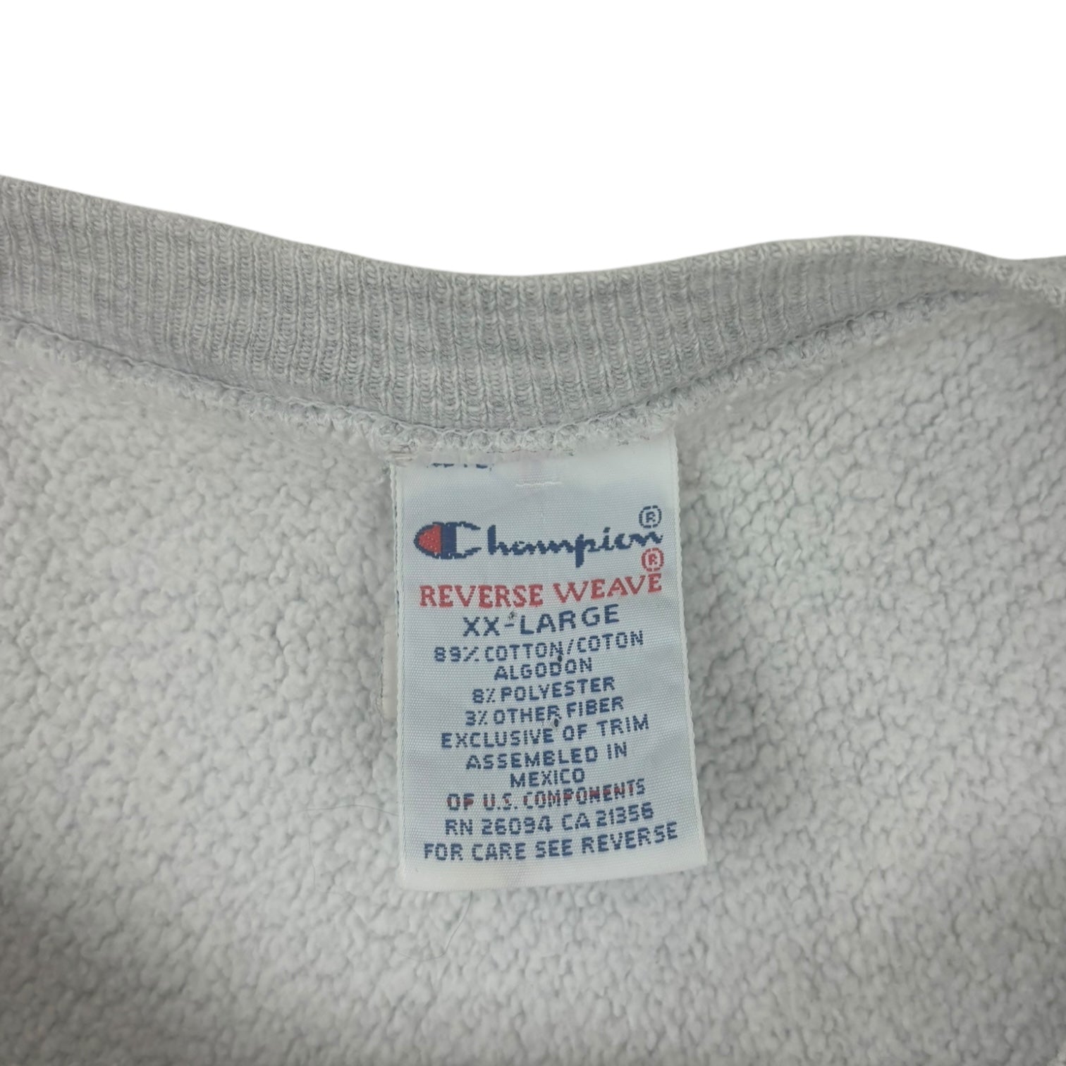 Vintage Champion Colorado State Reverse Weave Crewneck Grey