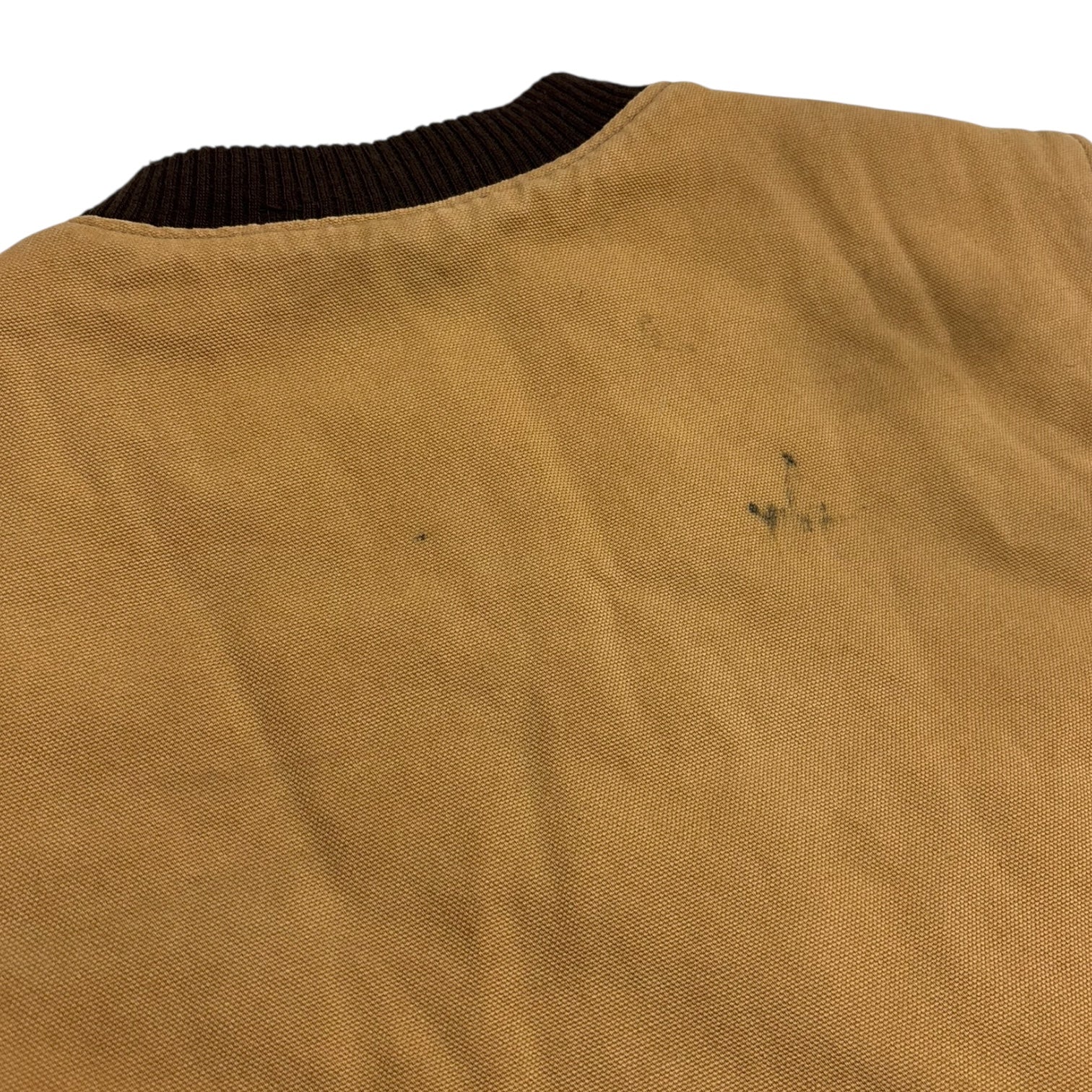 Vintage Tough Duck Quilted Vest Khaki