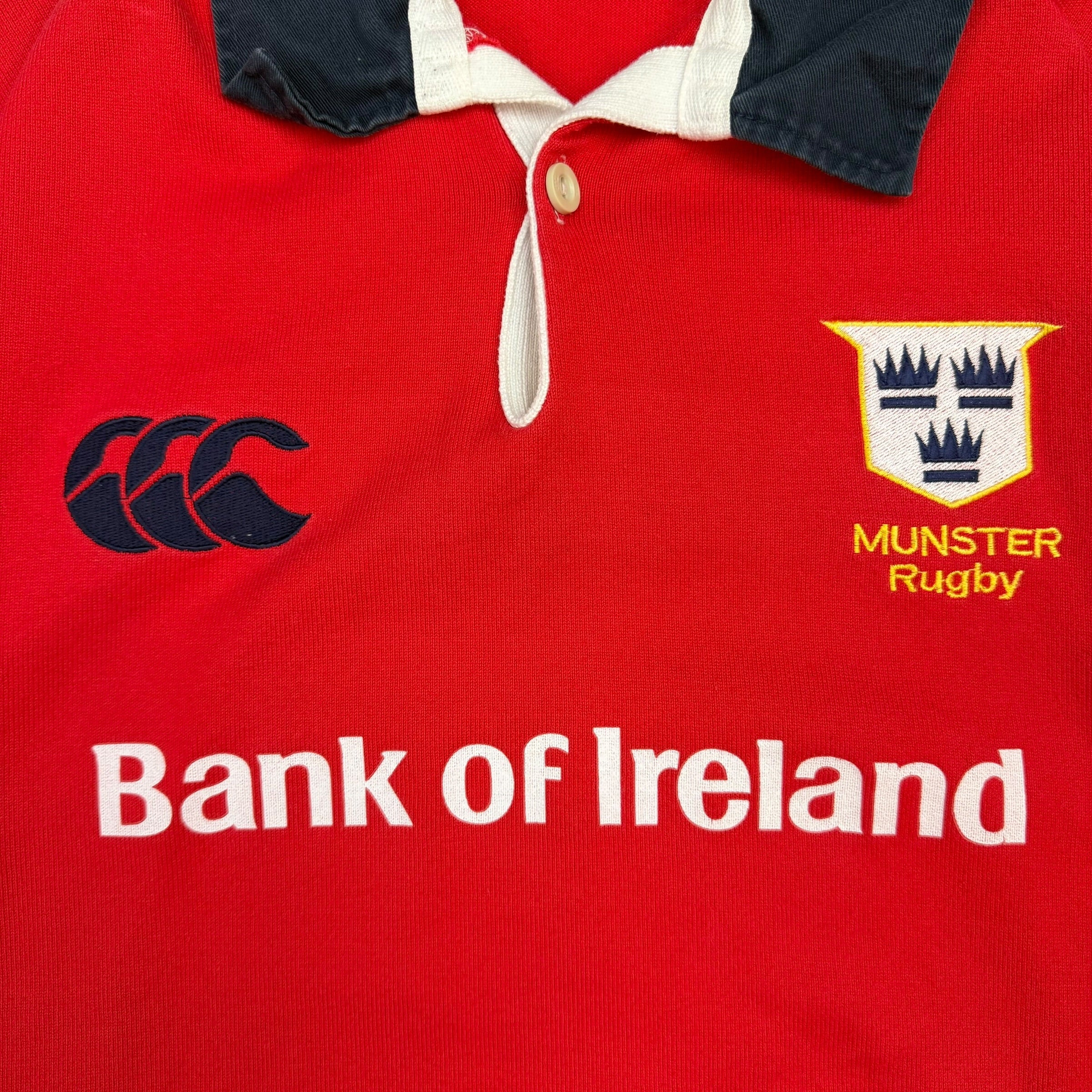 Vintage Munster Rugby Bank of Ireland Jersey