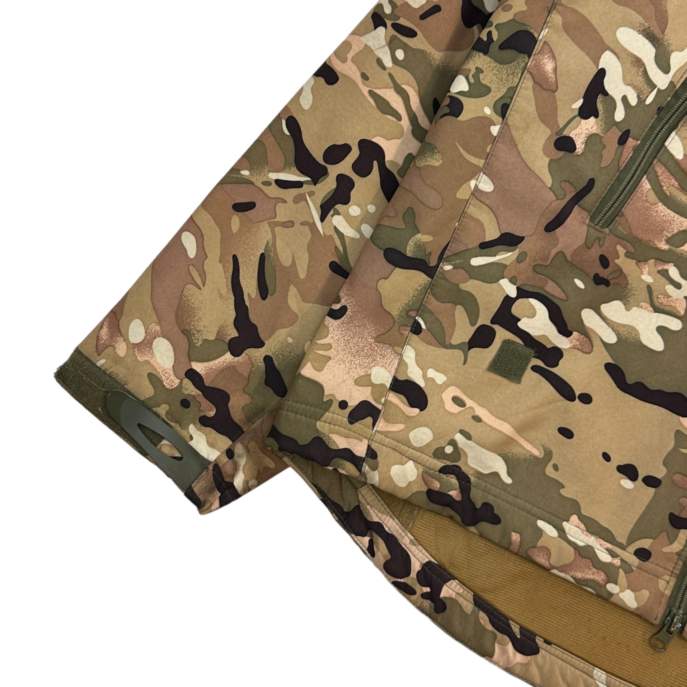 Vintage Military Camo Rain Jacket