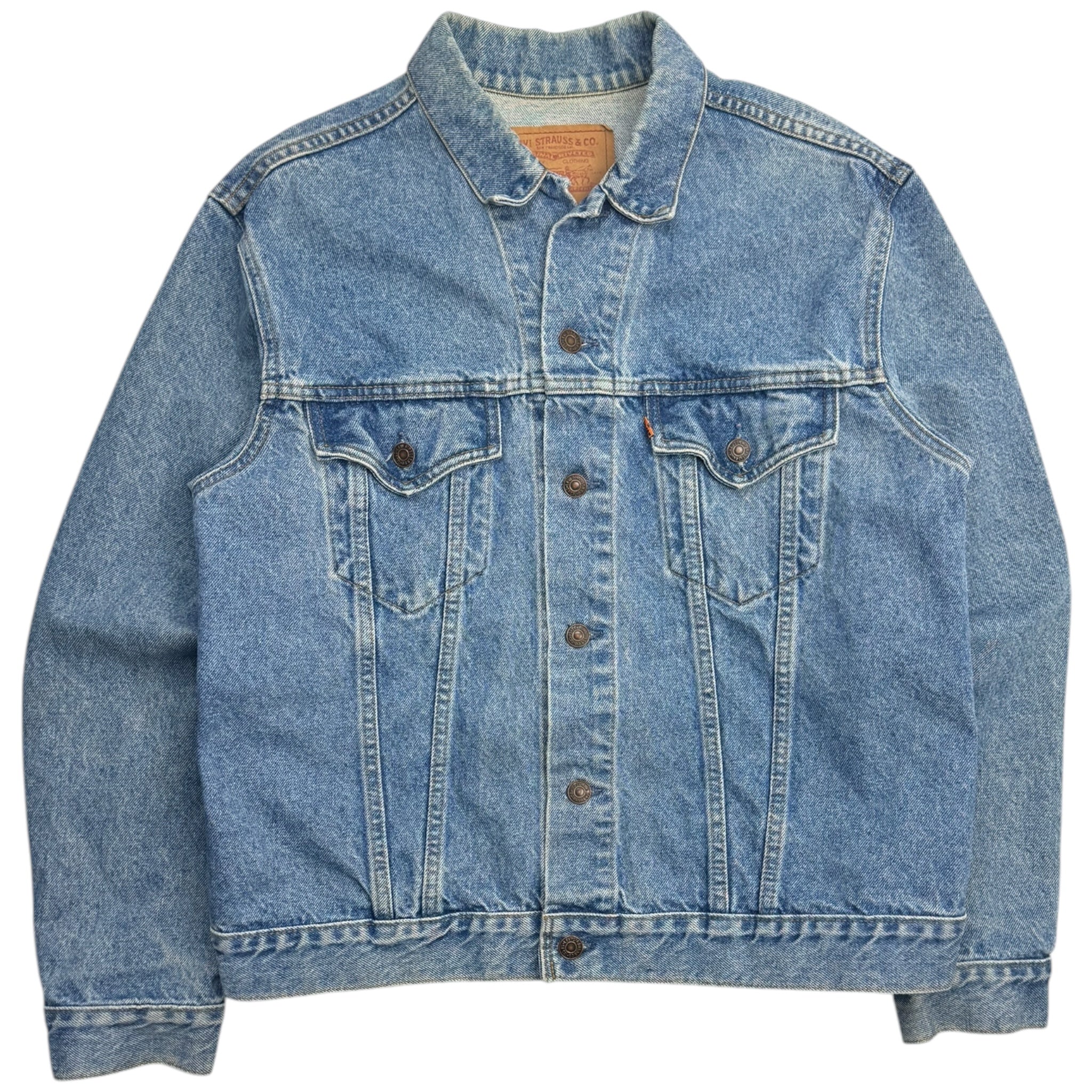 Vintage Levi's Orange Tab Trucker Jacket Wash Indigo