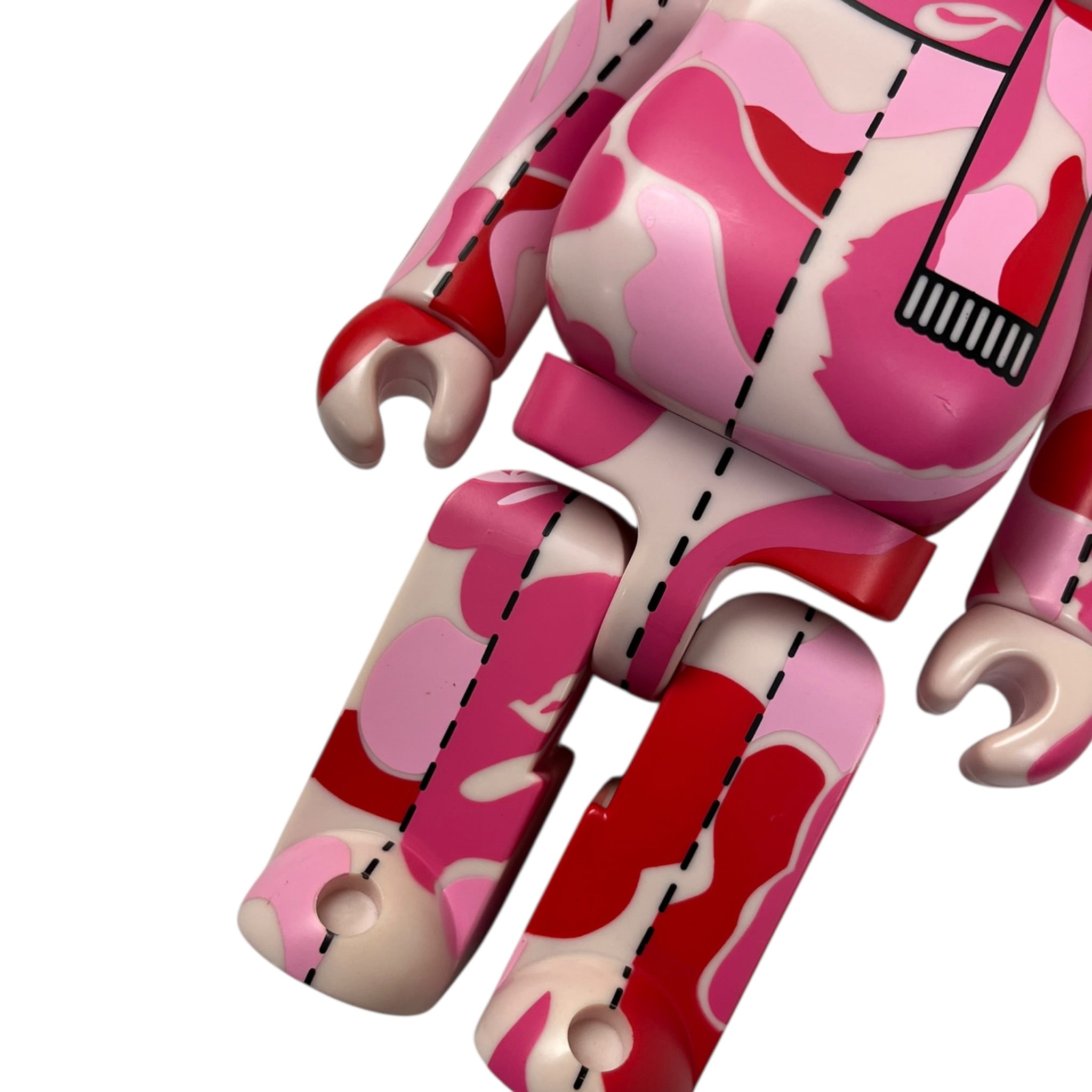 BAPE x Bear Brick ABC Camo 400% Pink