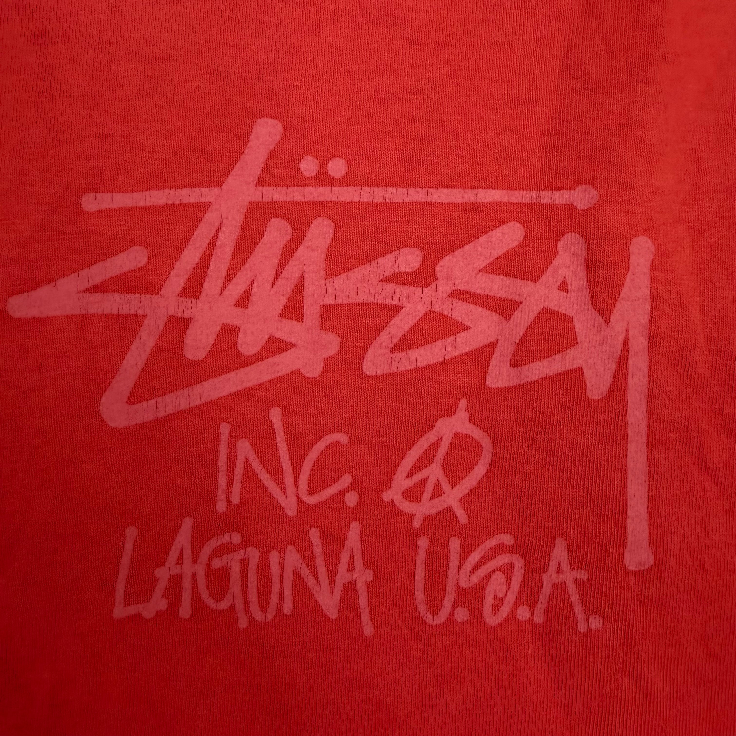 Stussy Laguna USA Pigment Dyed Tee Guava