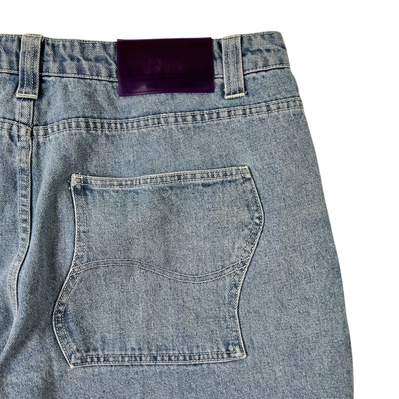 Dime Classic Relaxed Denim Pants Washed Blue