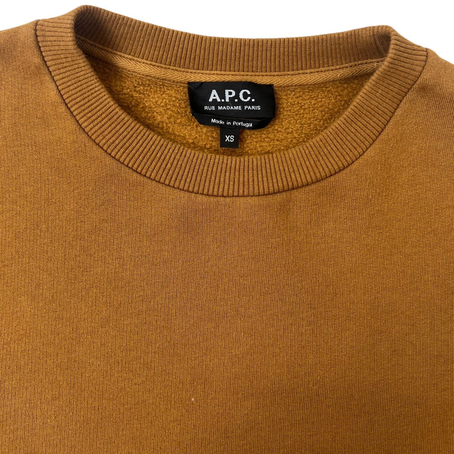 (W) A.P.C Crewneck Caramel Brown