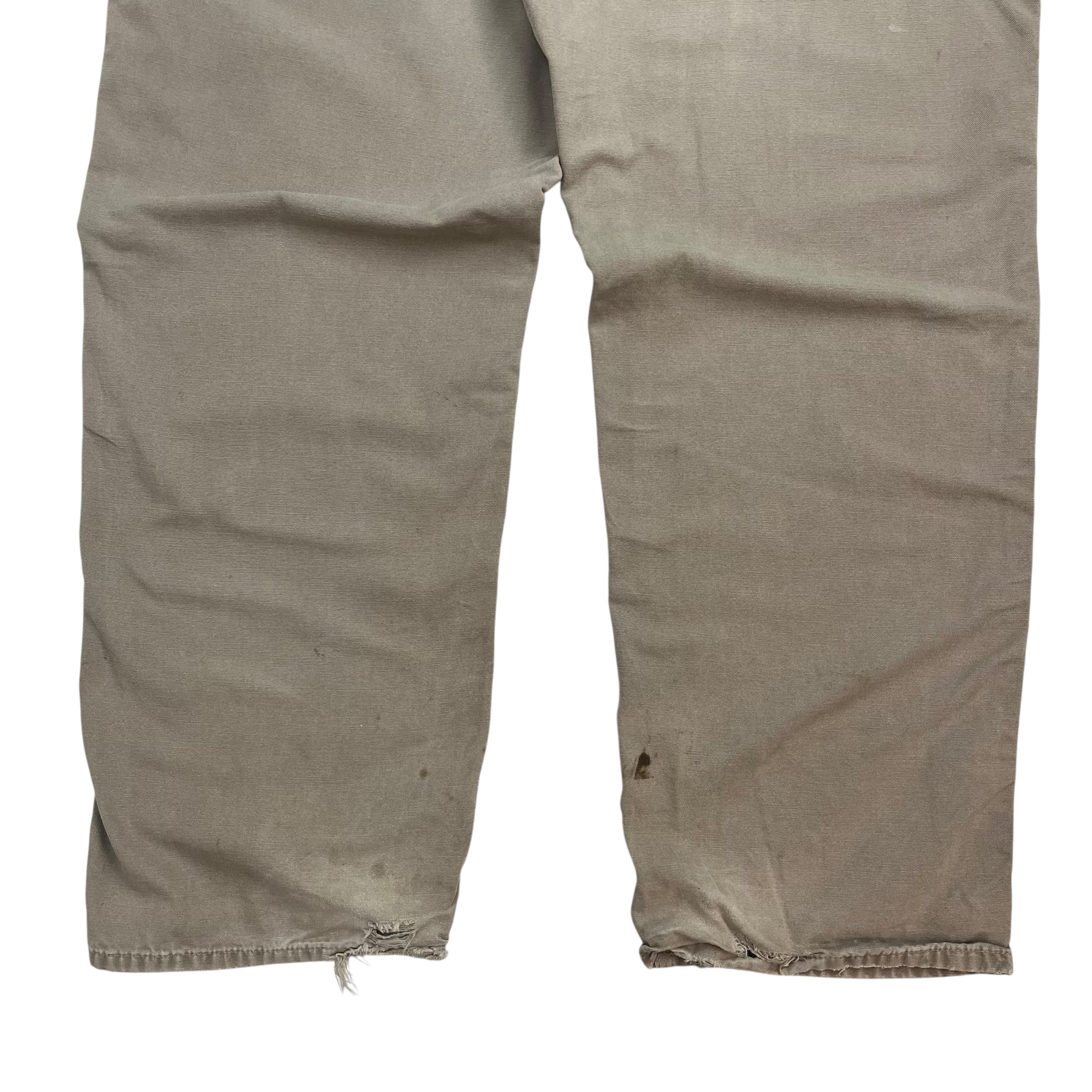 Vintage Carhartt Dungaree Pants Beige