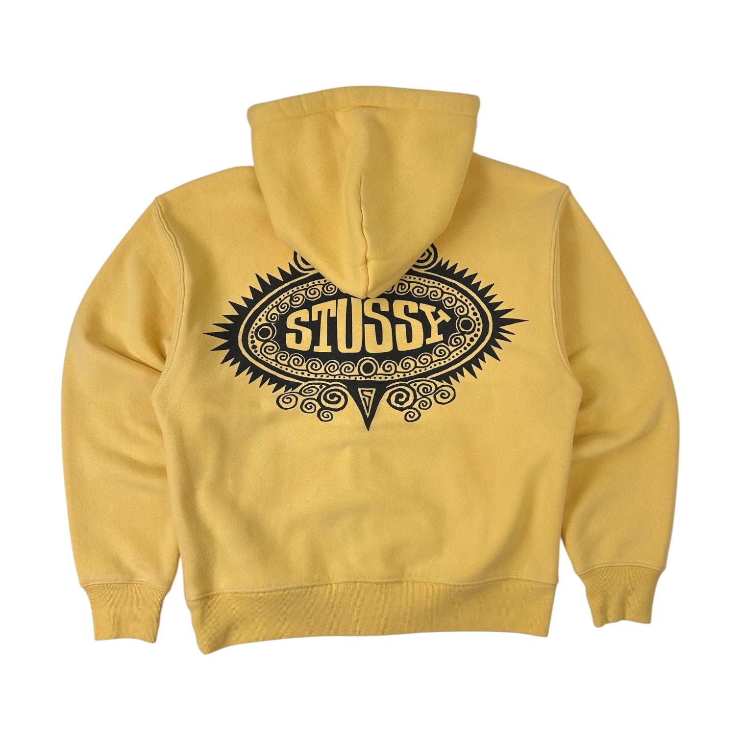 Stussy Mantra Zip-Up Hoodie Yellow