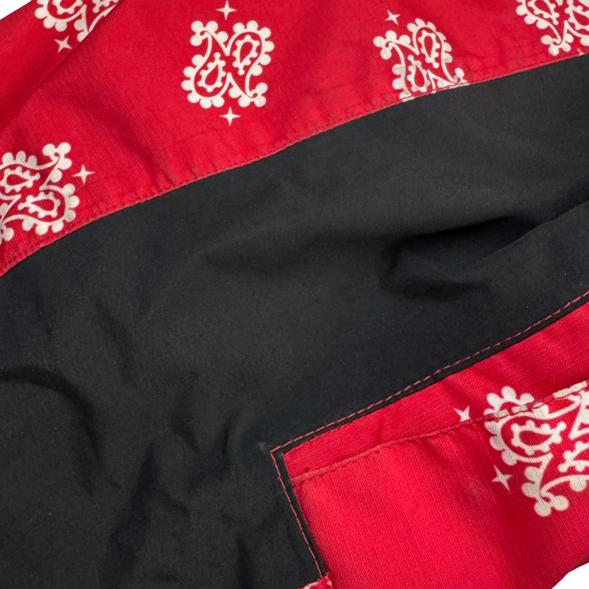 FW14 Supreme x The North Face Bandana Mountain Jacket Red