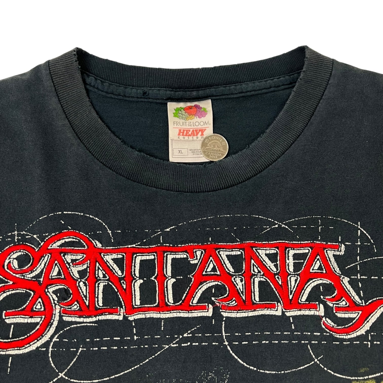 Vintage Santana “Heart Soul and Spirit” T-Shirt Black