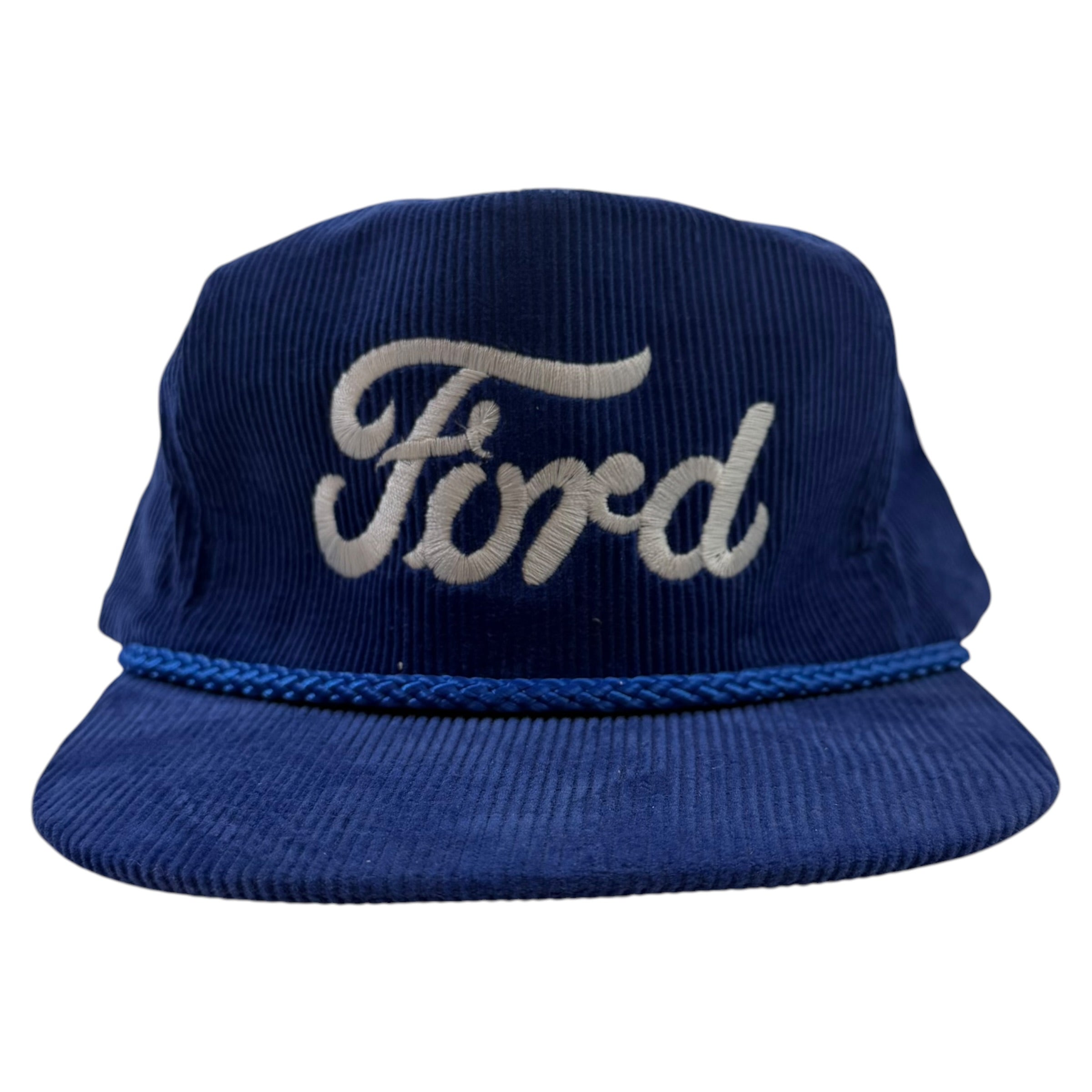 Vintage Ford Corduroy Hat Blue