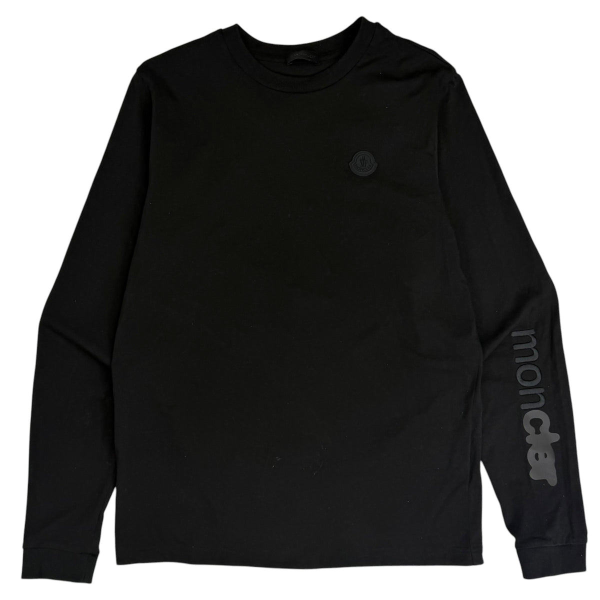 Moncler Logo Patch Longsleeve Black