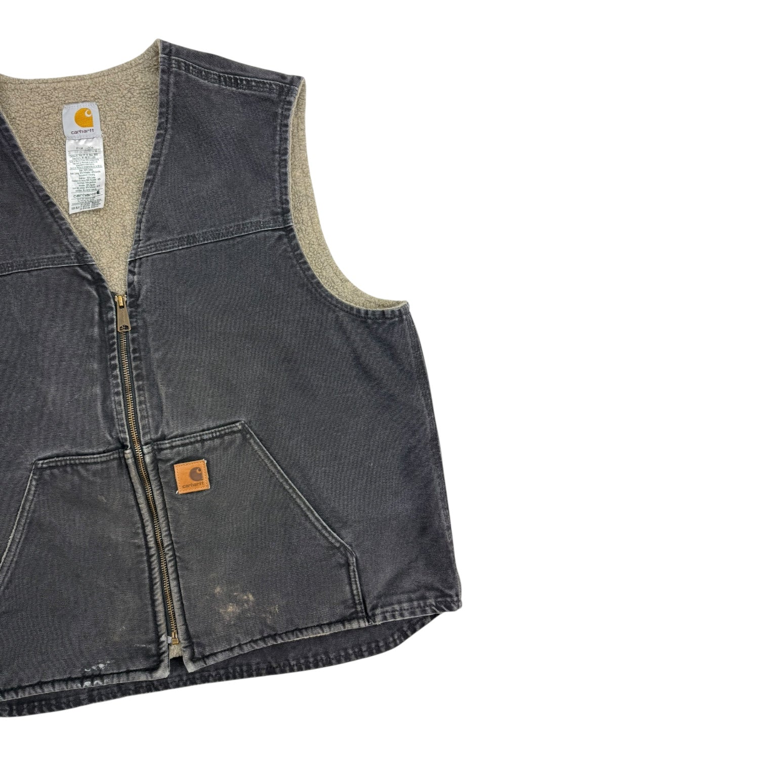 Vintage Carhartt Vest Washed Black