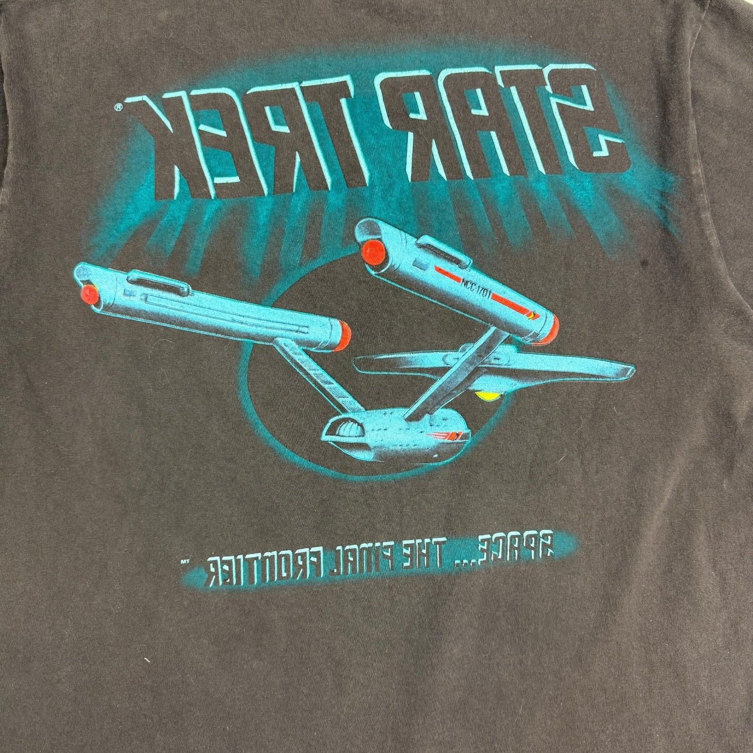 1992 Star Trek ‘Space… The Final Frontier’ Tee Faded Black