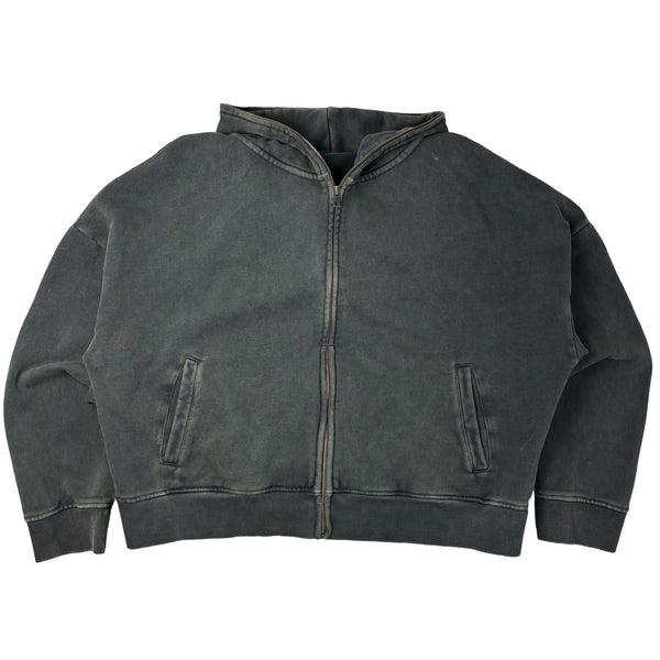 Entire Studios Full Zip Hoodie Washed Black