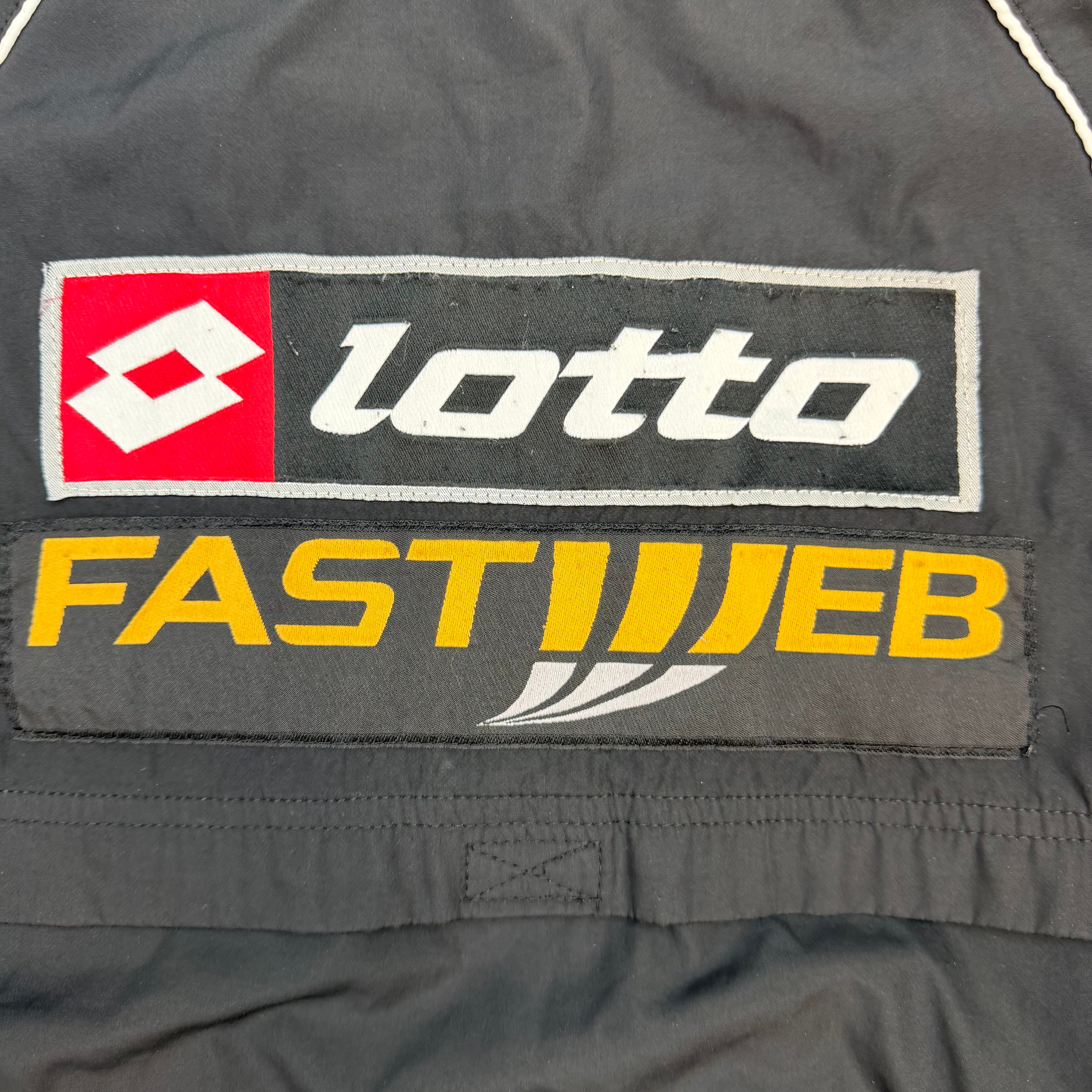 2002-03 Juventus Lotto Track Jacket Black