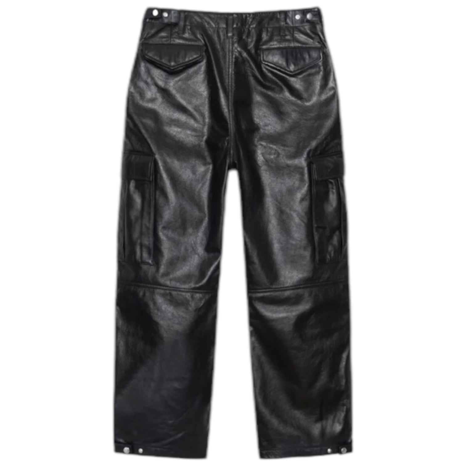 Stüssy Military Cargo Leather Pants Black