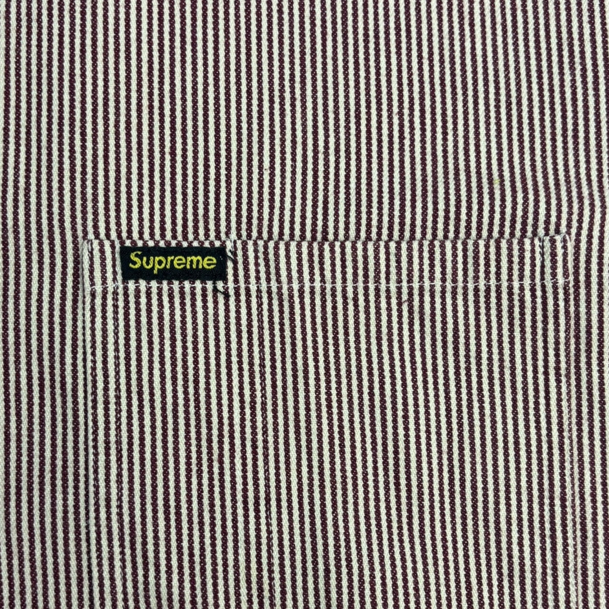 Supreme SS14 Half Zip Work Shirt