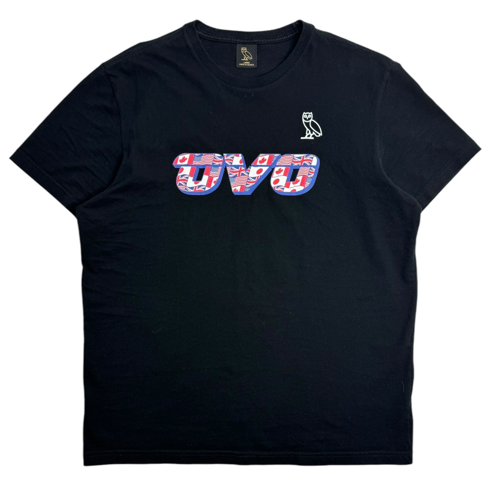 OVO Nations Spell Out Tee Black