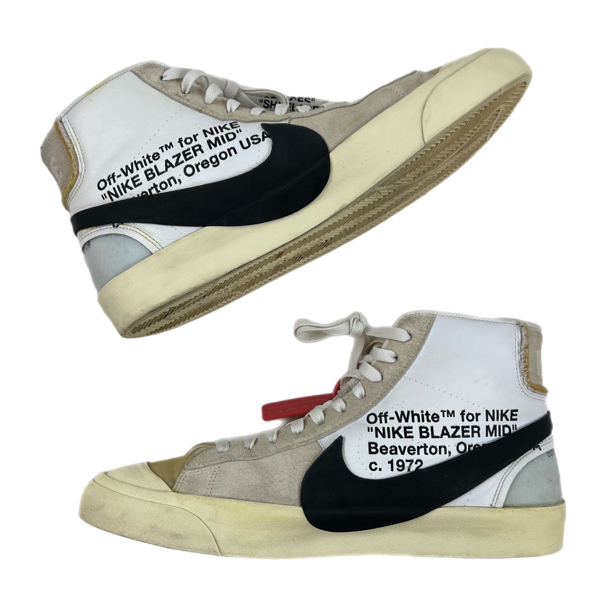 Nike Off White Blazer “The Ten” White/Black/Muslin (Used)