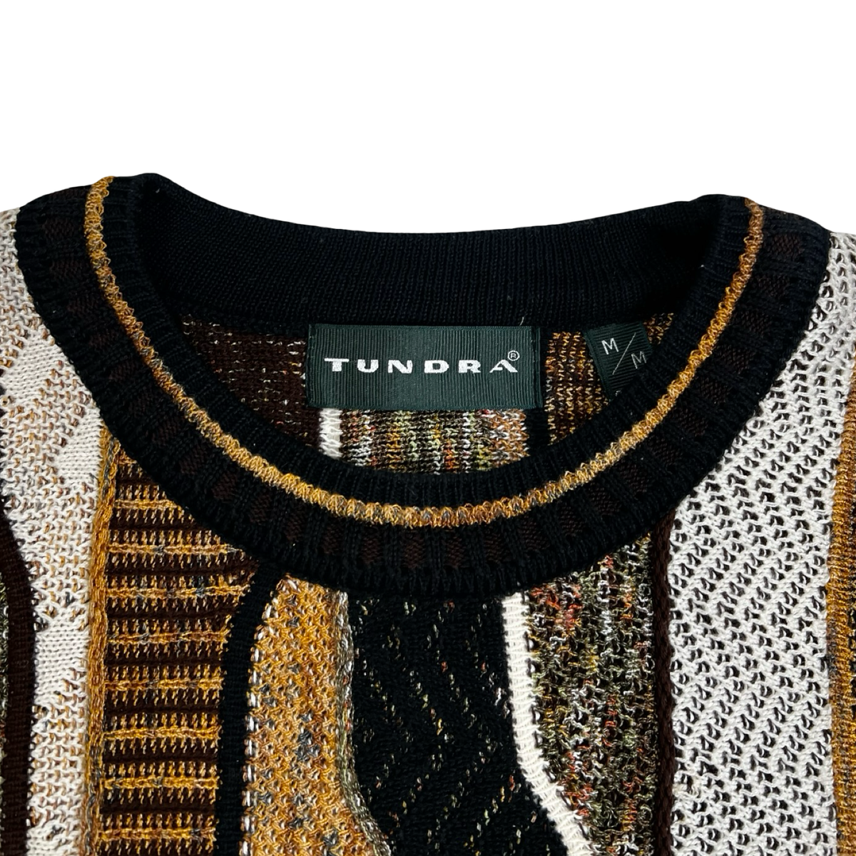 Vintage Tundra Canada 3D Knit Crewneck Sweater