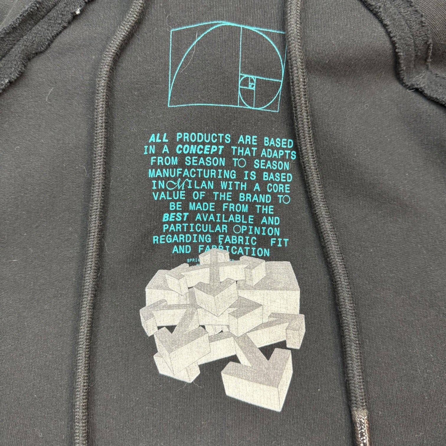 Off-White Dripping Arrows Incompiuto Hoodie Black