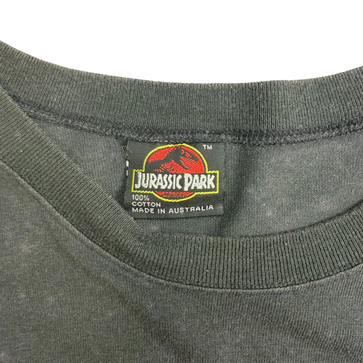 1993 Jurassic Park T-Rex Explorer Jeep T-Shirt Black