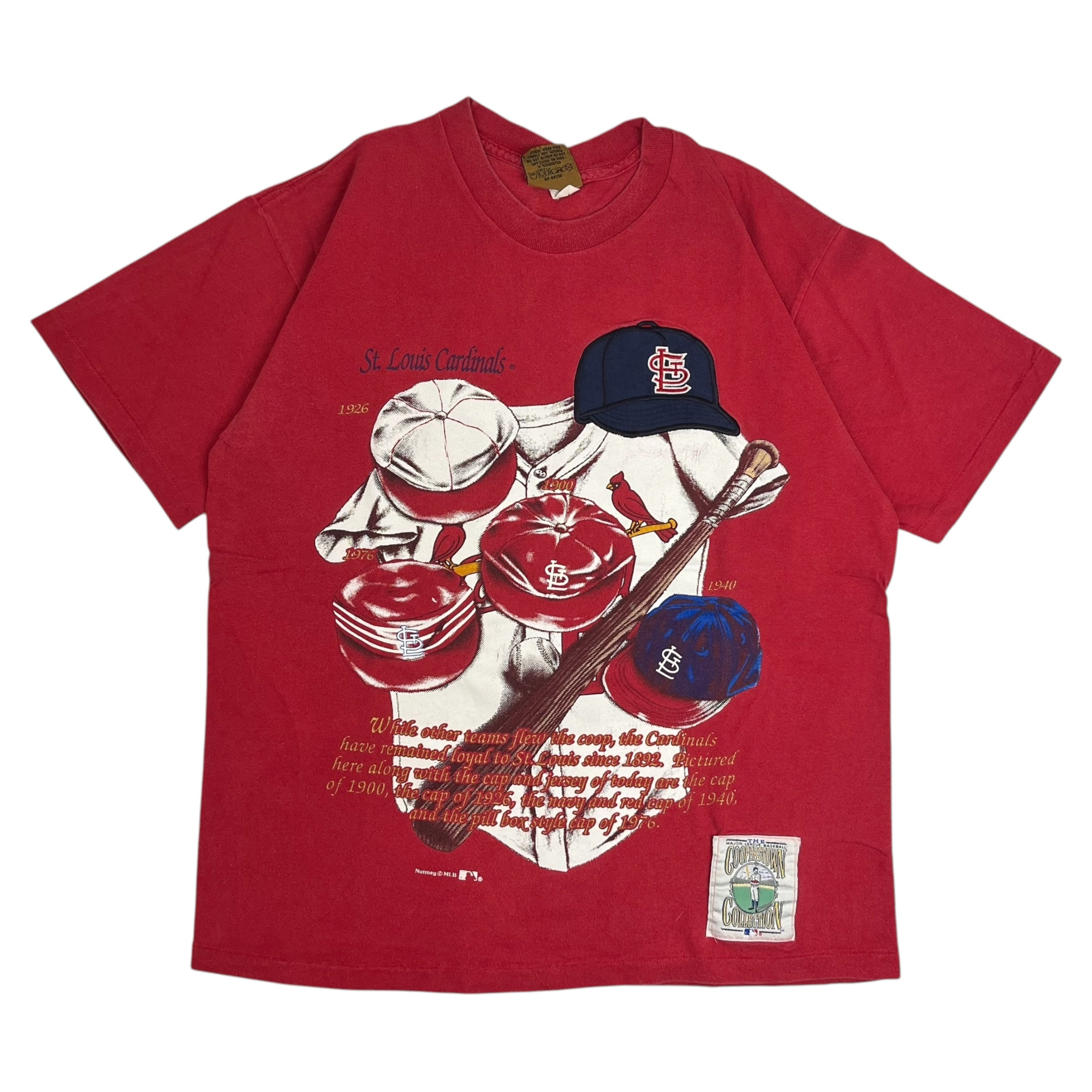 Vintage St. Louis Cardinals Locker Room Tee Red