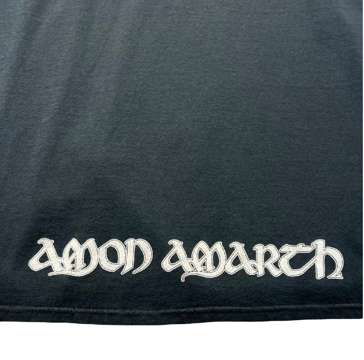Vintage Y2K Amon Amarth Thor Hammer Band Tee Black
