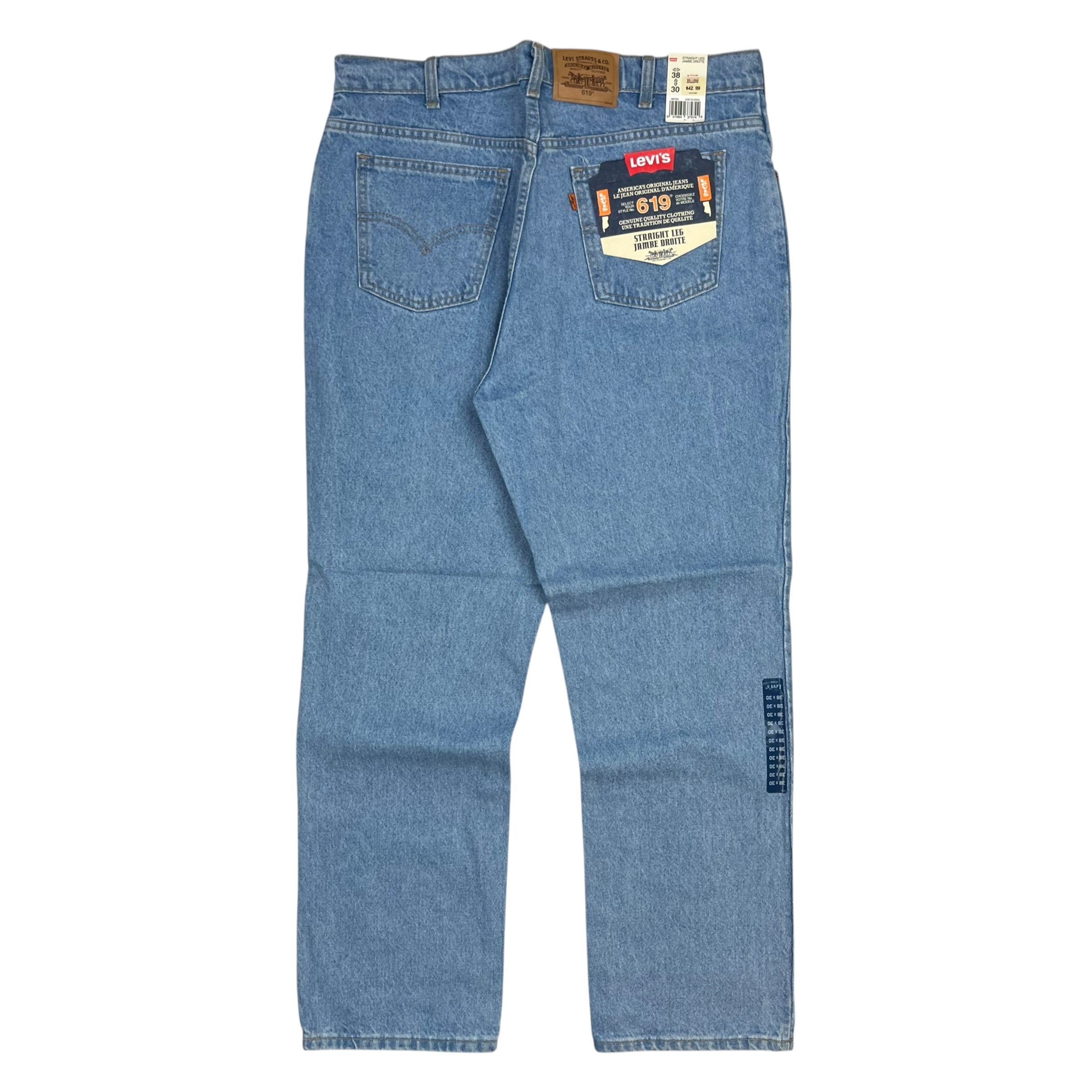 Vintage Levis Orange Tab 619 Denim Light Wash
