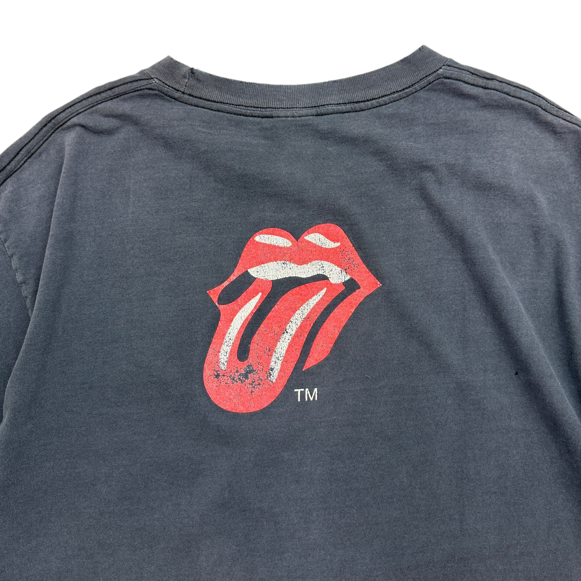 Vintage Rolling Stones Tour Tee Faded Black