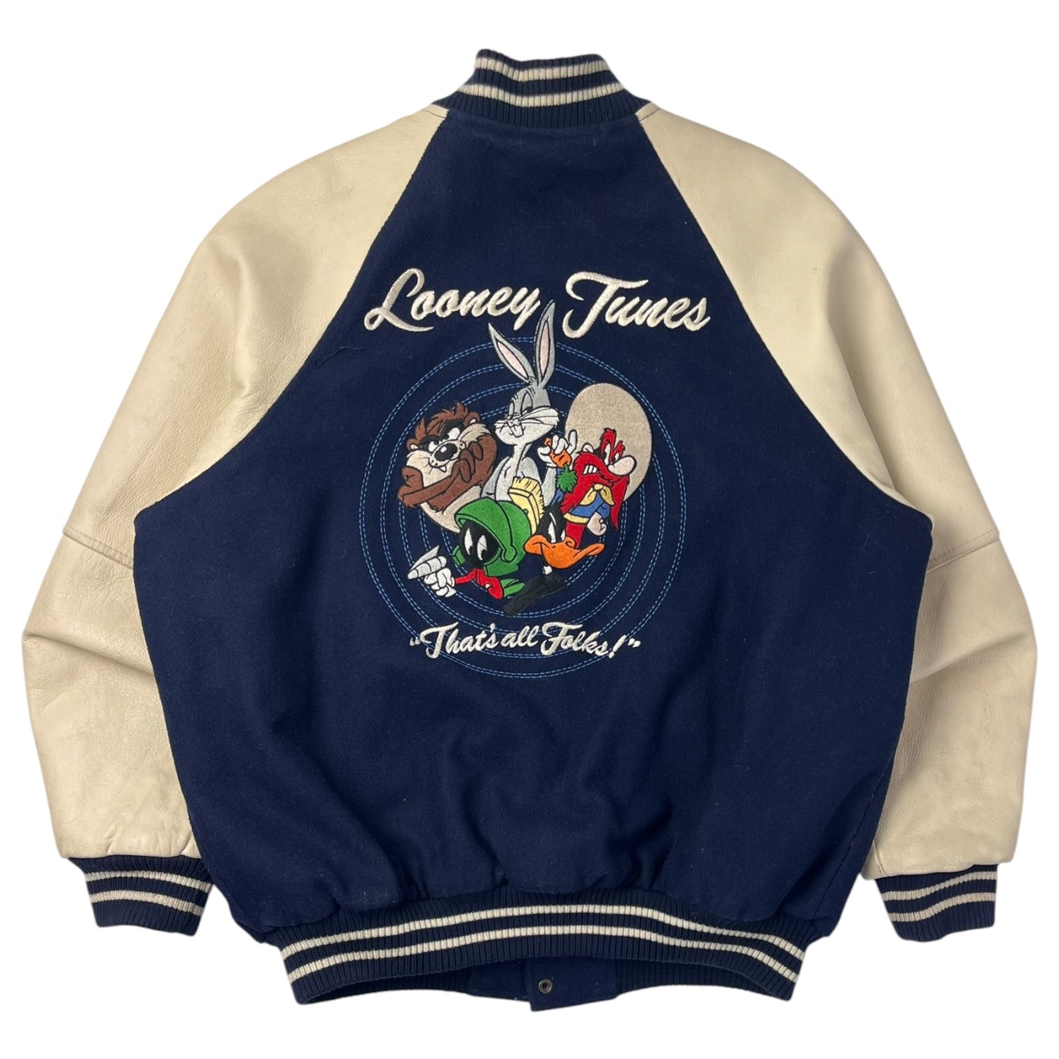 Vintage Looney Tunes “That’s All Folks” Varsity Jacket