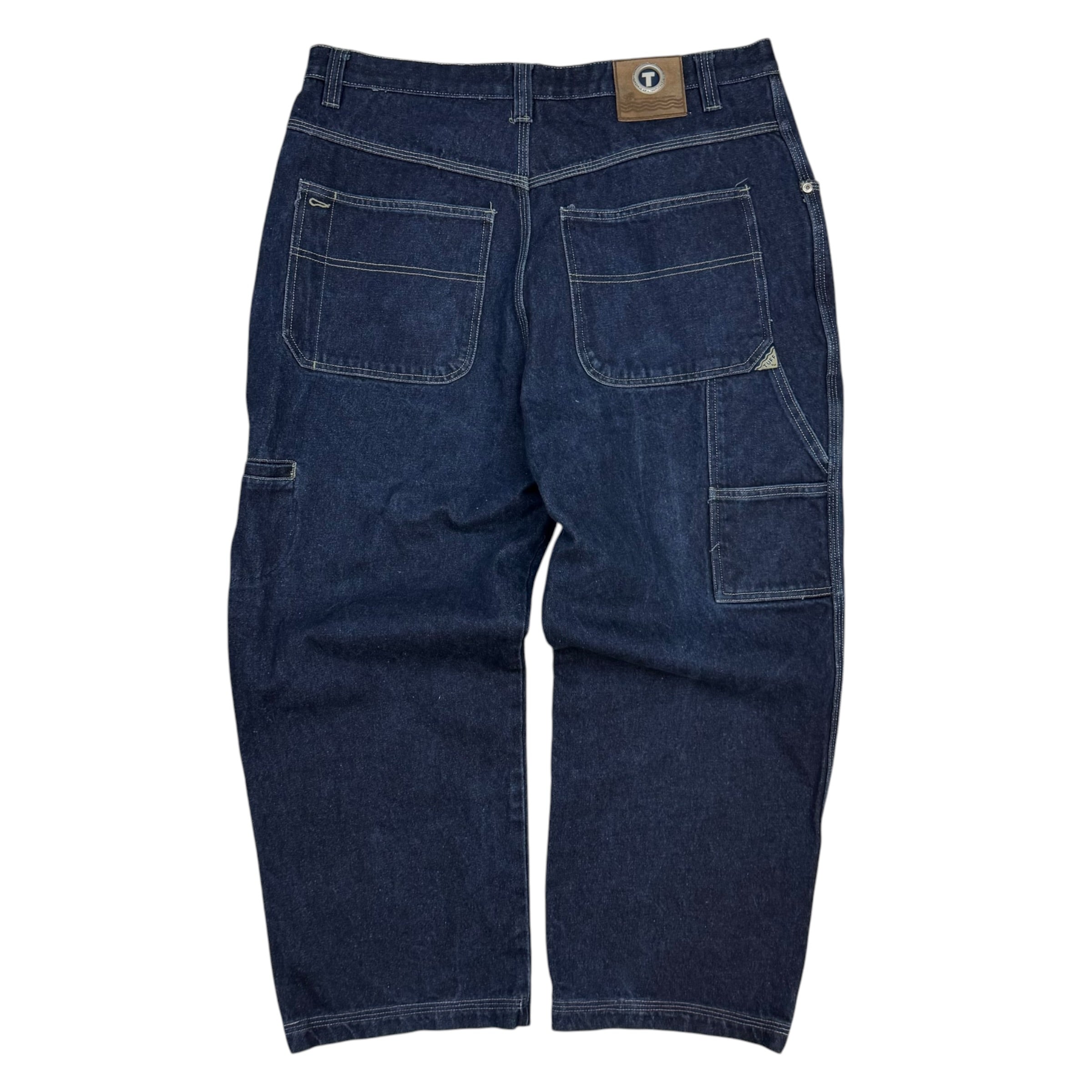 Vintage Tuff Baggy Denim Pants Dark Indigo