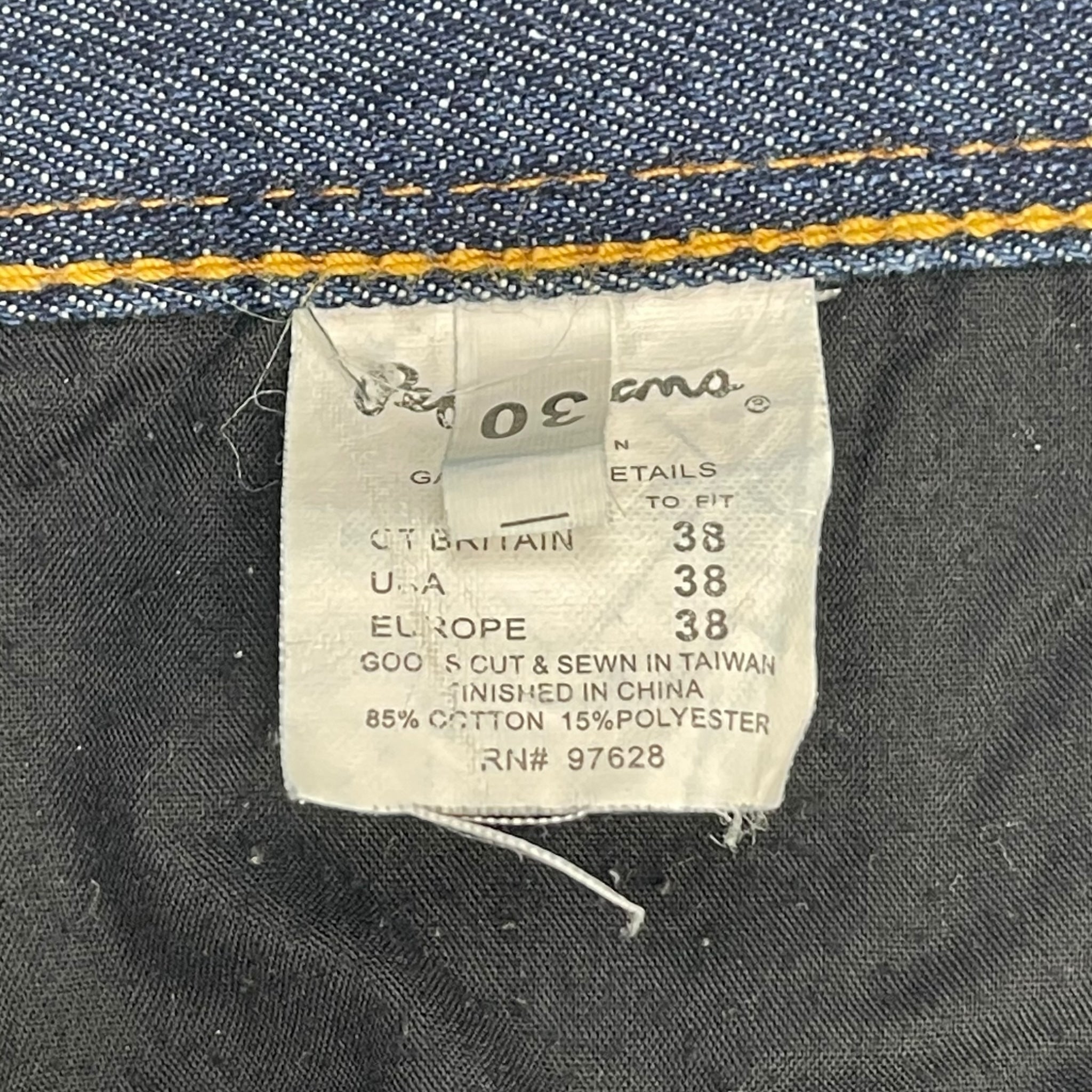 Vintage Y2K Pepe Jeans London Dark Wash Denim