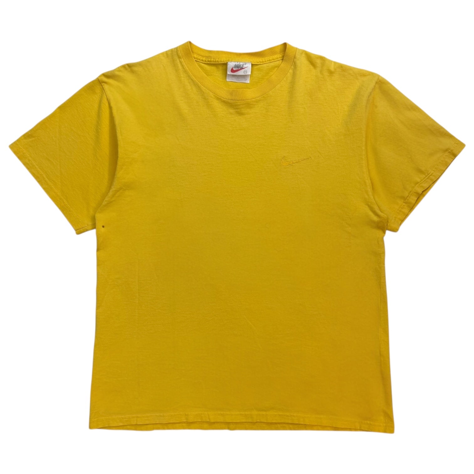 Vintage Nike Mini Swoosh Tee Yellow