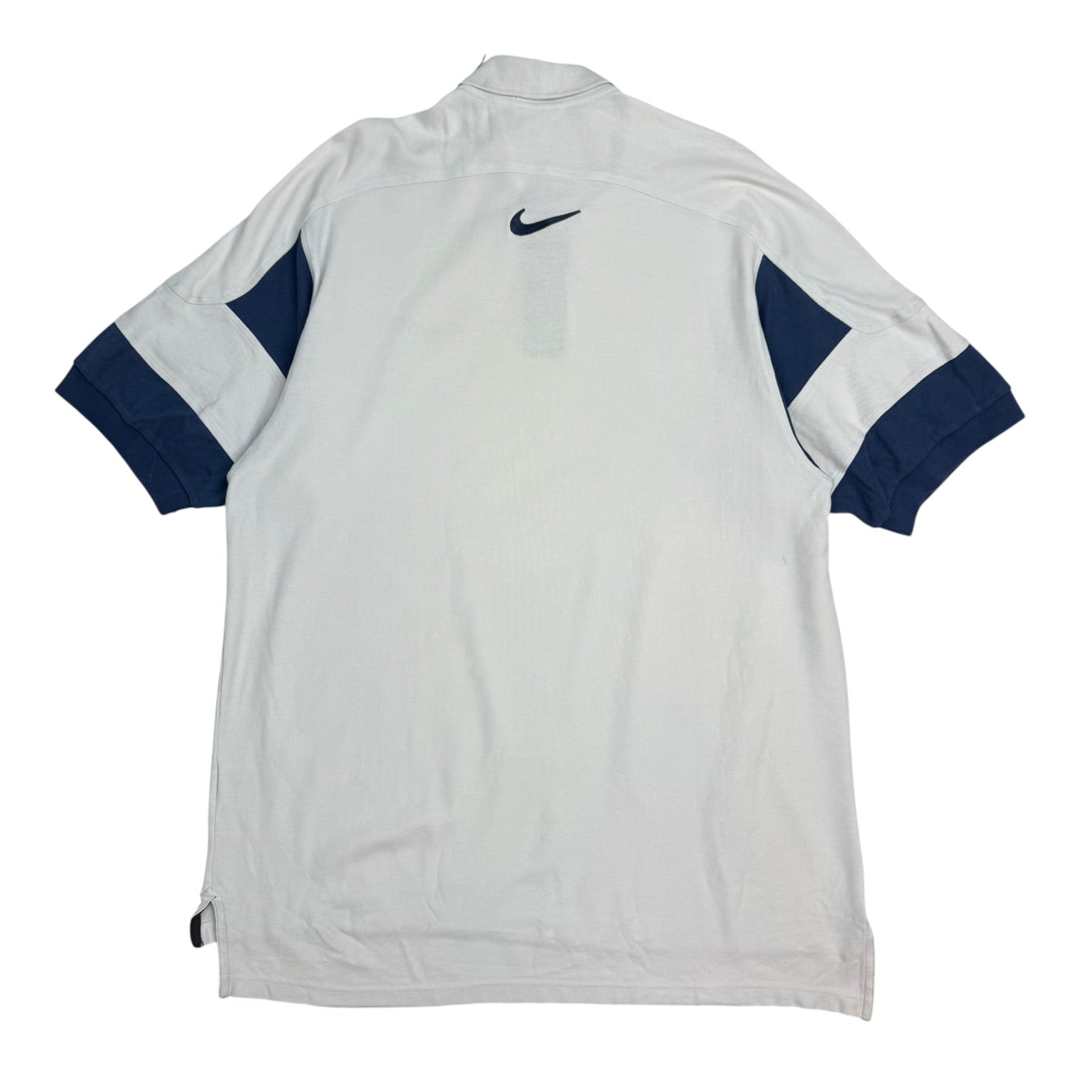 Vintage Nike Golf Polo Shirt White/Blue