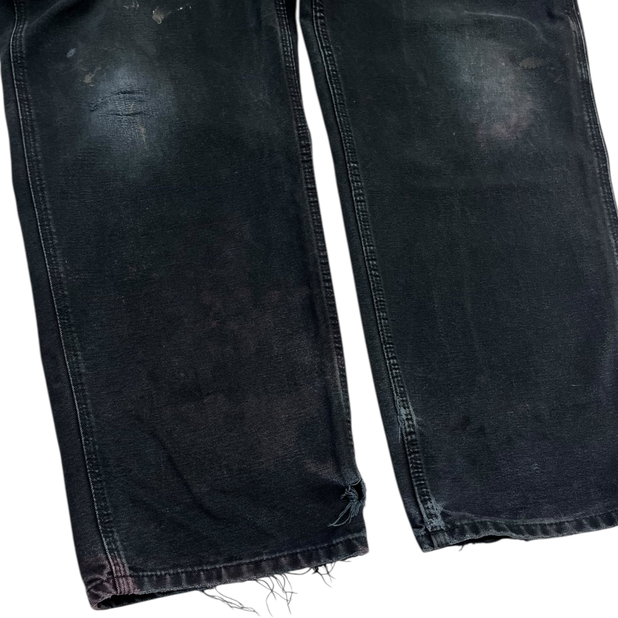 Carhartt Carpenter Work Pants Faded Noir