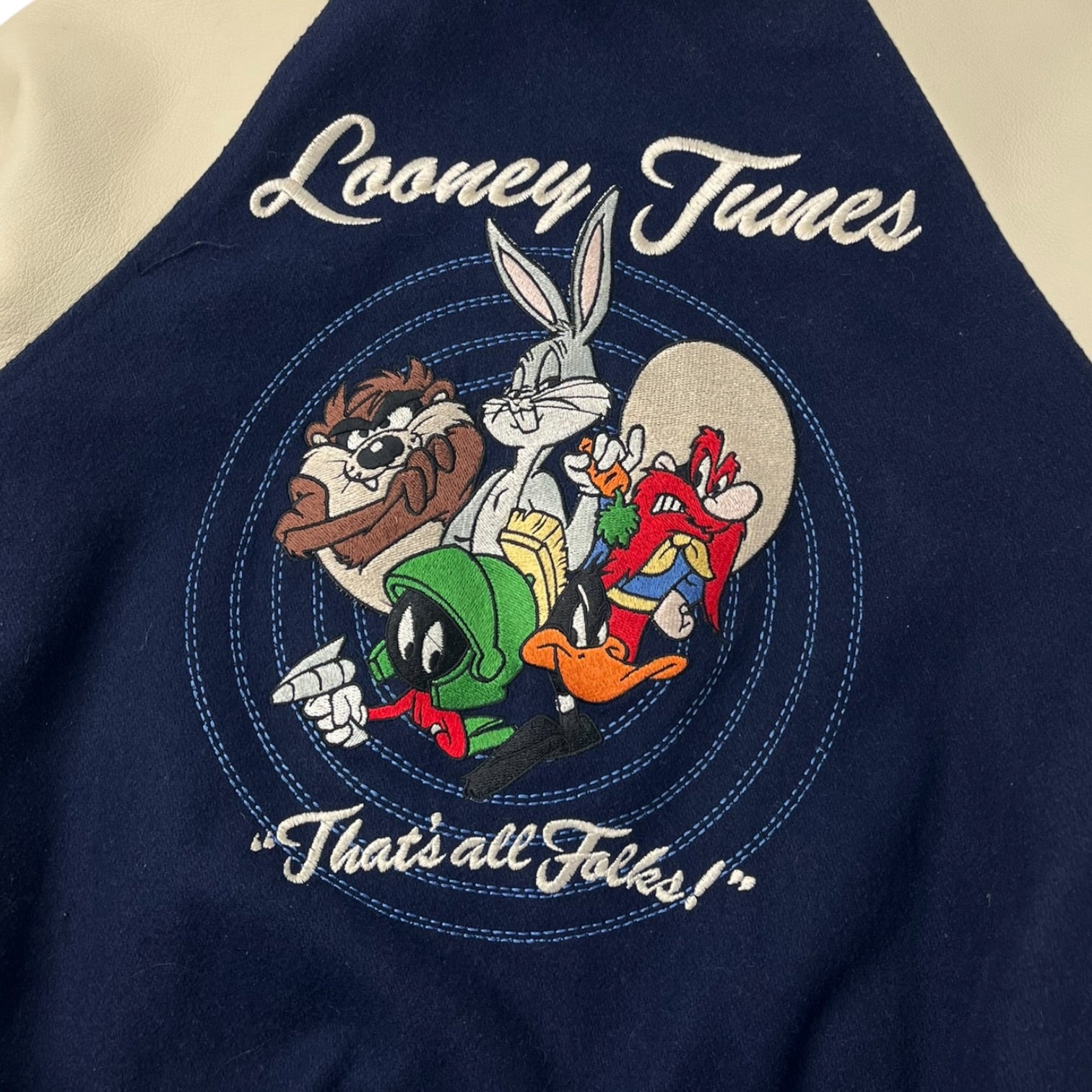 Vintage Looney Tunes “That’s All Folks” Varsity Jacket