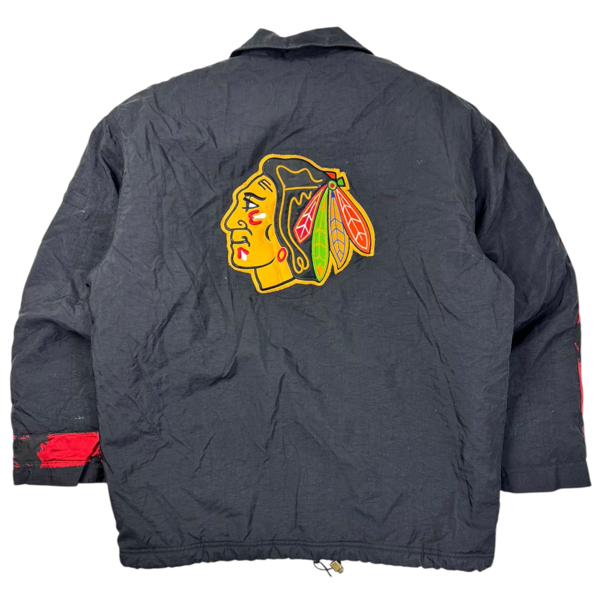 Vintage 90s Nike Chicago Blackhawkes NHL Zip Jacket